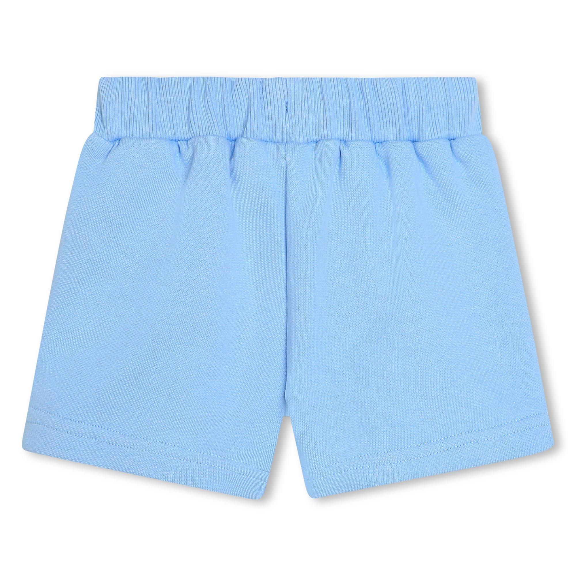 Pale Blu 79H - Kenzo - Kids' Logo Fleece Jogger Shorts - 2
