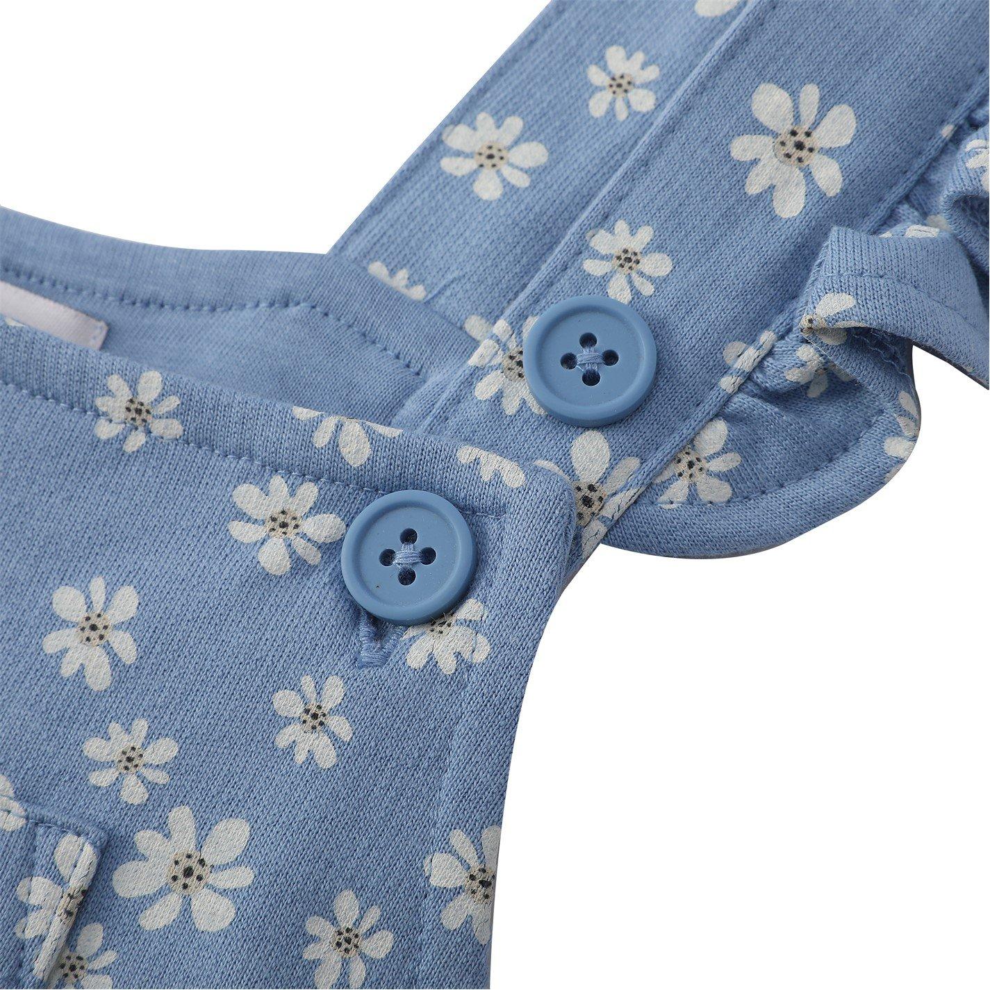 Blue - Be You - Studio Younger Girl Floral Dungaree and T-shirt - 8