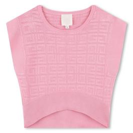 GIVENCHY Logo Knit Top Juniors