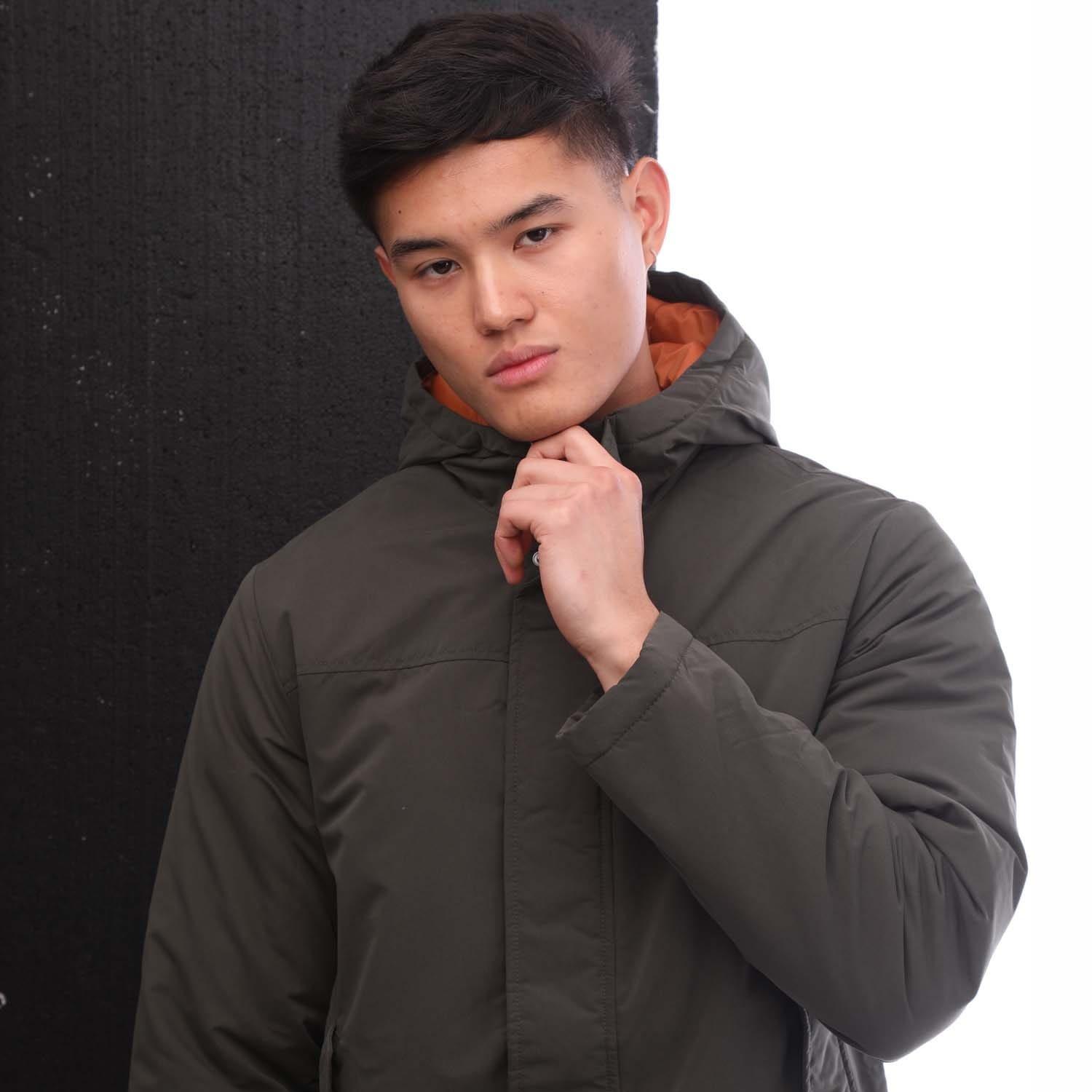 Khaki - Jack and Jones - Fen Parka Jacket - 4