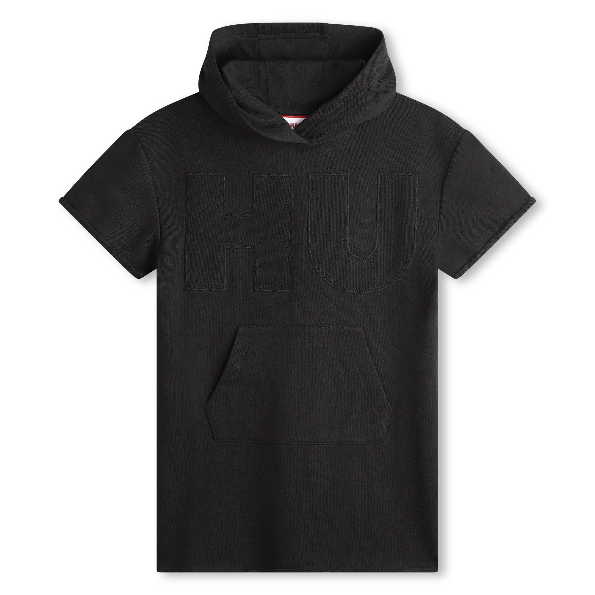 Hugo Hoodie Dress Junior - Black 09B - Size 16Y