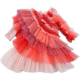 RaspberryPlum Tiered Tulle Swan Dress Juniors
