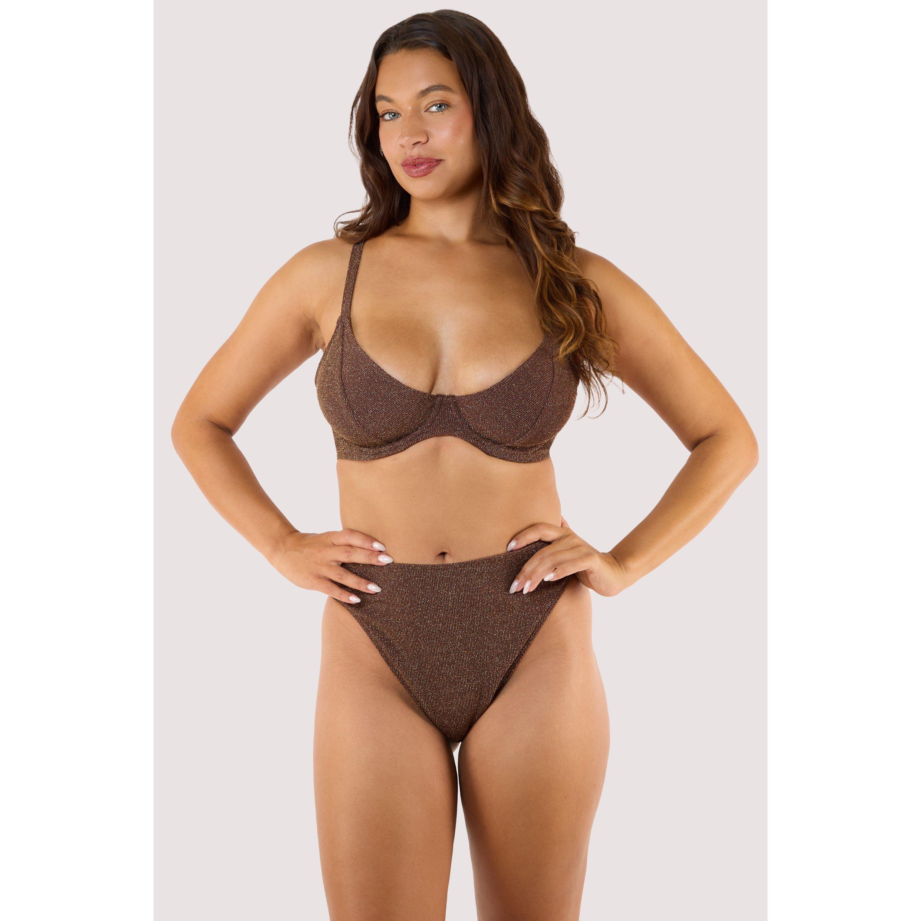 Bronze - Wolf and Whistle - Amber Bronze Underwired Bikini - 4