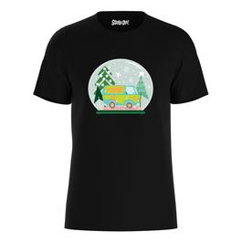 Warner Brothers WB Doo Mystery Machine Snow Globe T Shirt