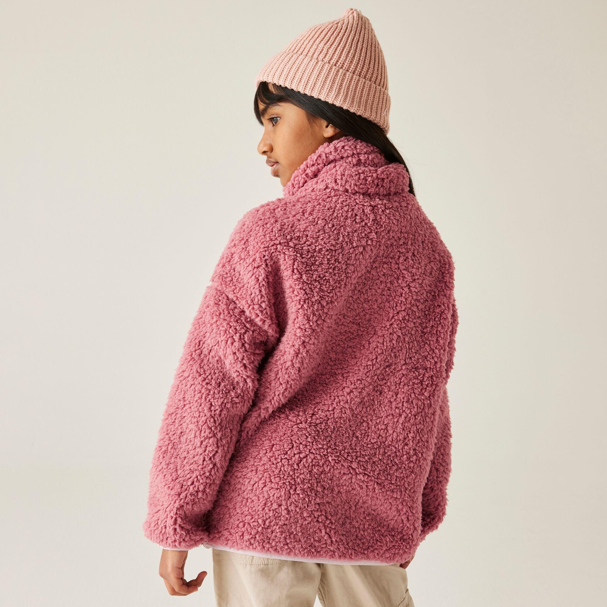 Dusty Rose - Regatta - Unisex Kids' Kaliza Half Zip Fleece - 2
