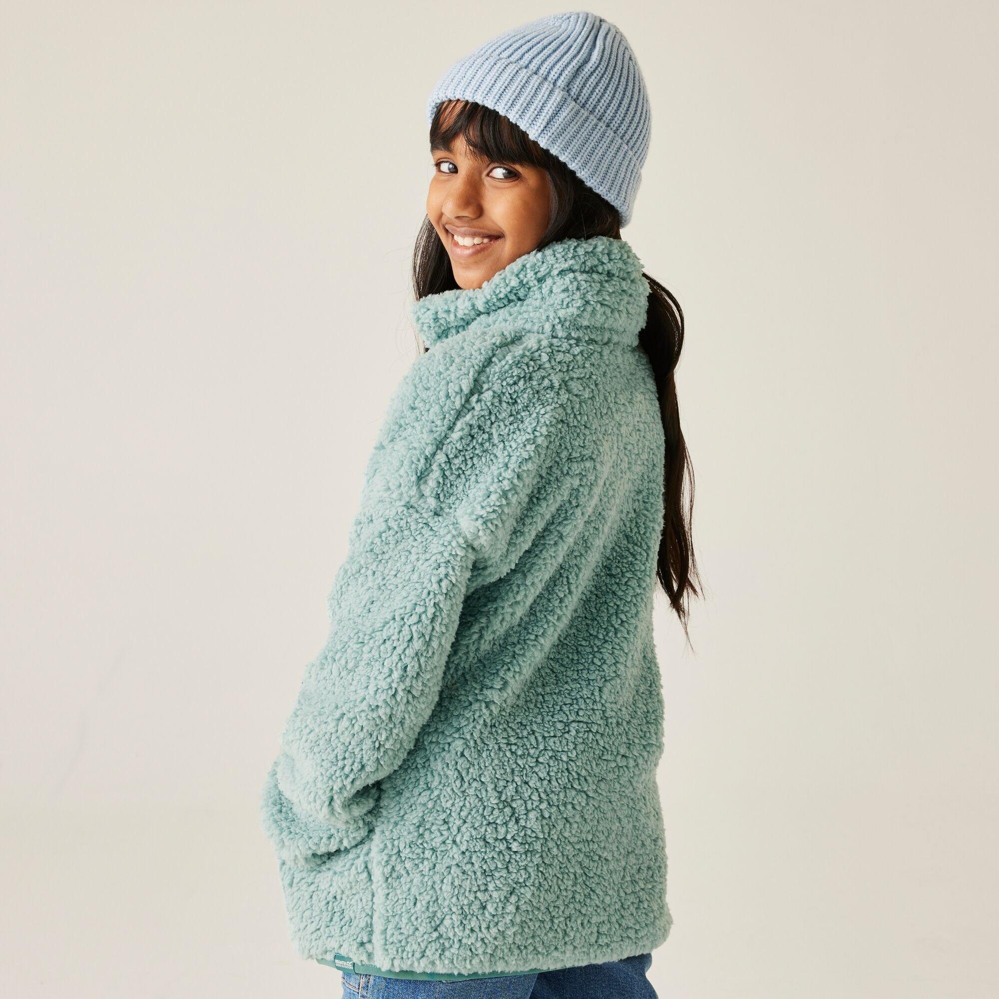 Green - Regatta - Unisex Kids' Kaliza Half Zip Fleece - 2