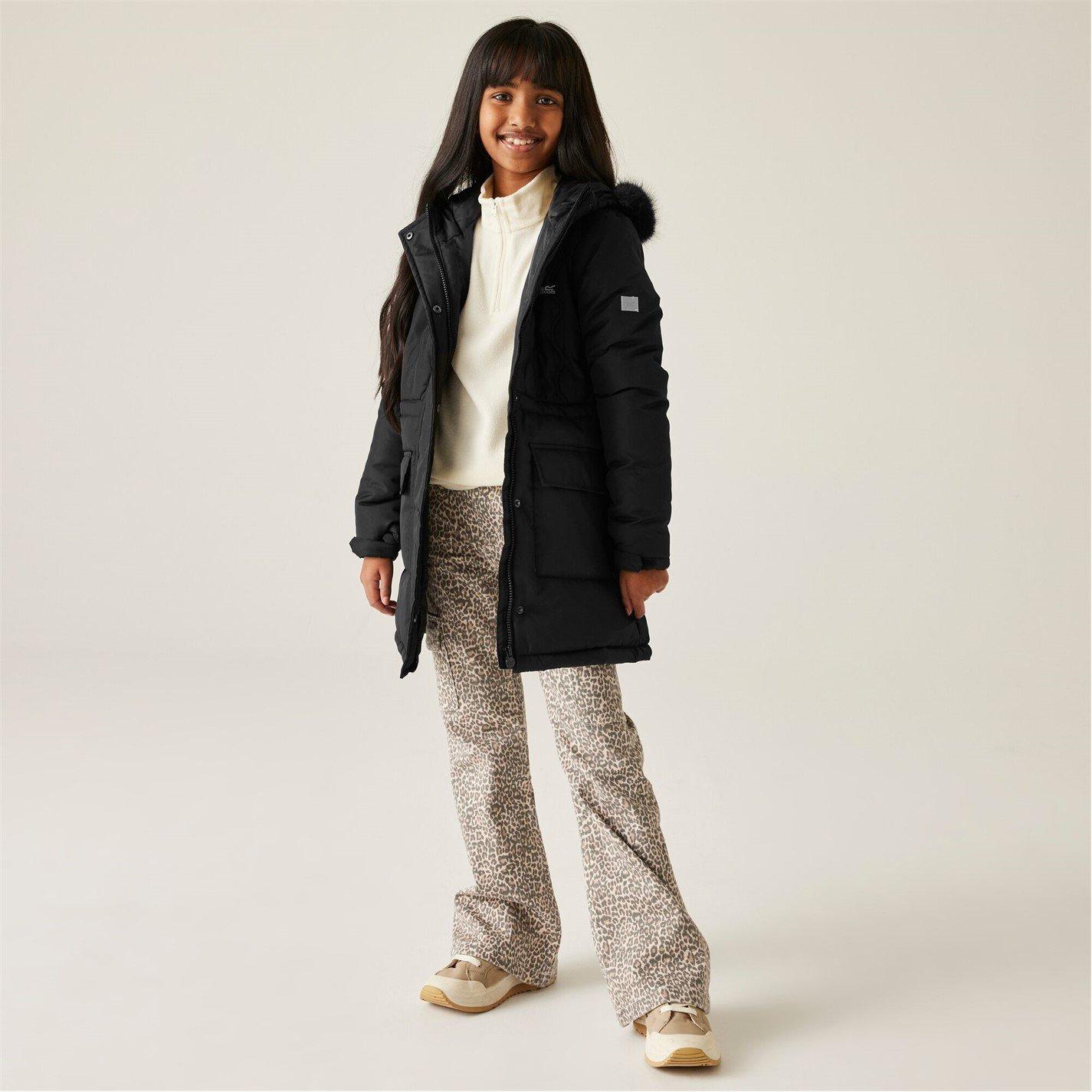 Black - Regatta - Unisex Kids' Fabrizia Thermoguard Water-Resistant Quilted Jacket - 4