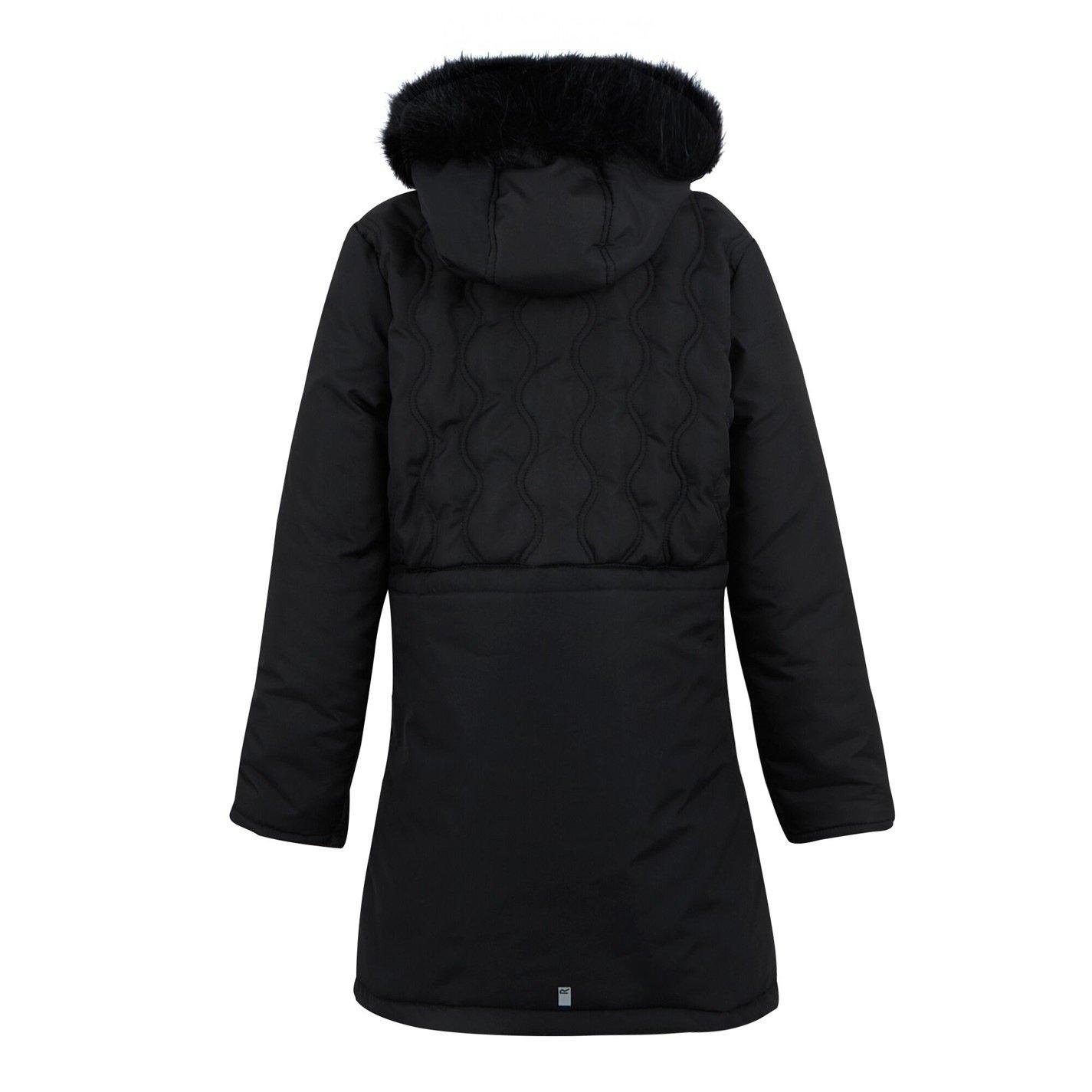 Black - Regatta - Unisex Kids' Fabrizia Thermoguard Water-Resistant Quilted Jacket - 7