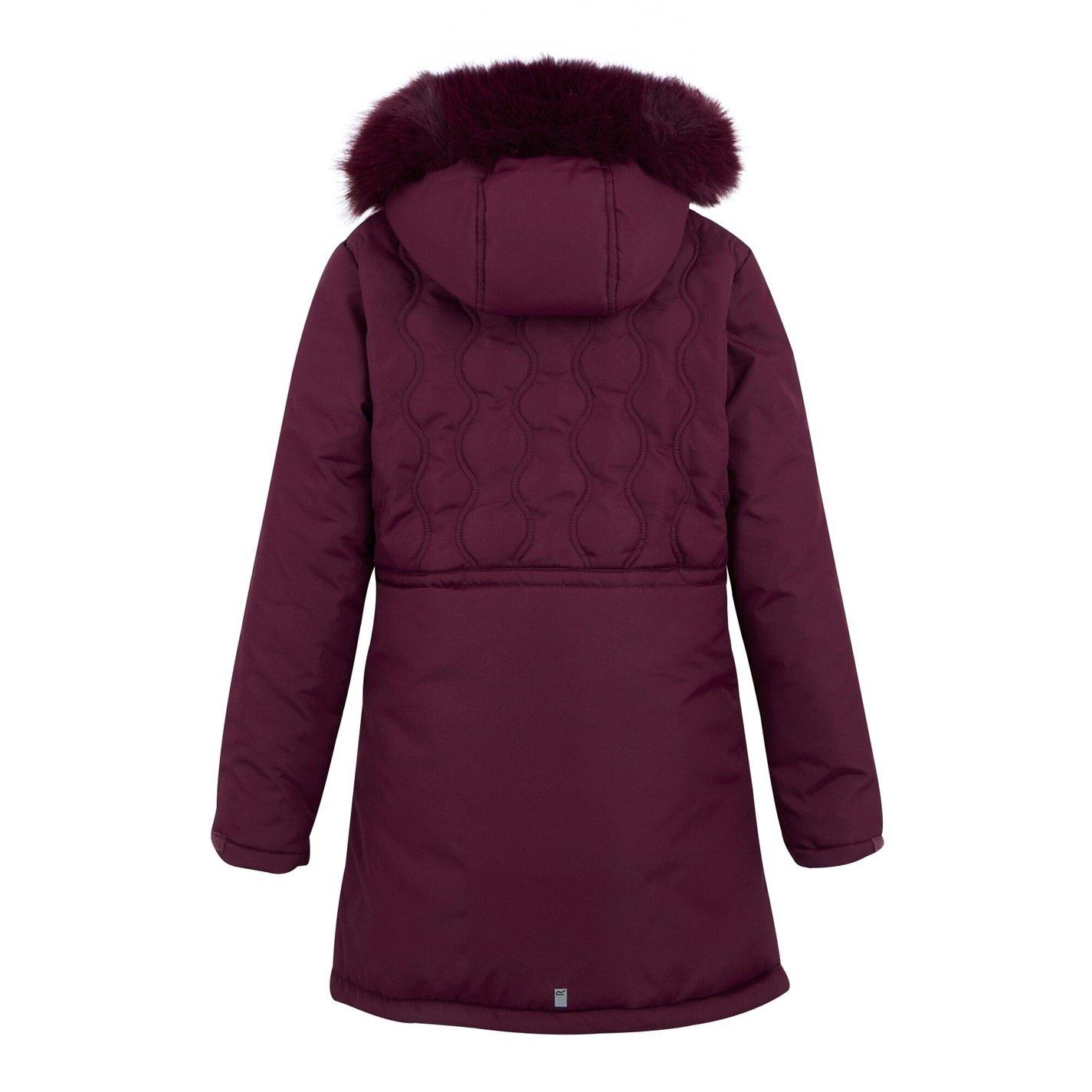 Fig Purple - Regatta - Unisex Kids' Fabrizia Thermoguard Water-Resistant Quilted Jacket - 10