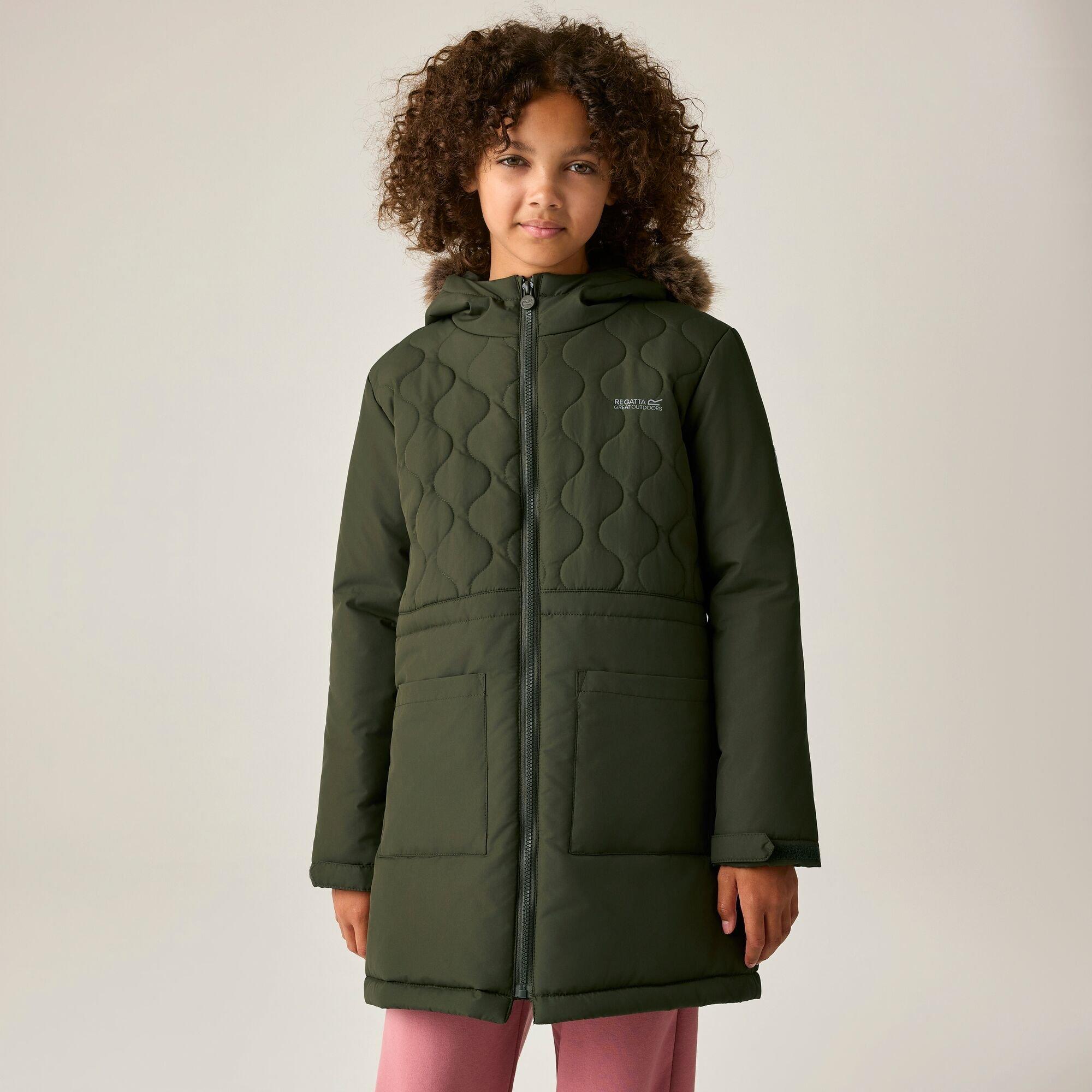 Dark Khaki - Regatta - Kids Fabrizia II Insulated Jacket - 2