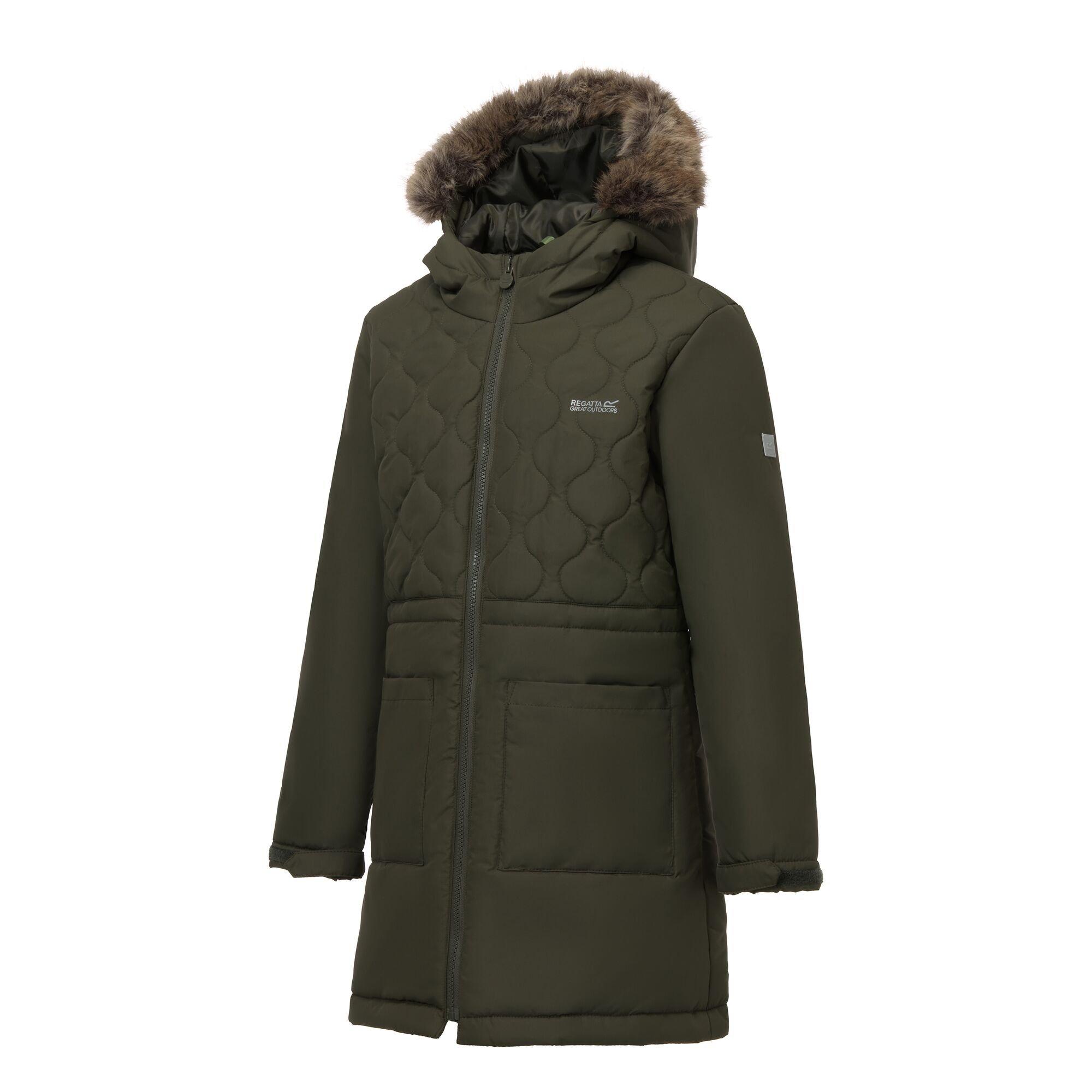 Dark Khaki - Regatta - Kids Fabrizia II Insulated Jacket - 11