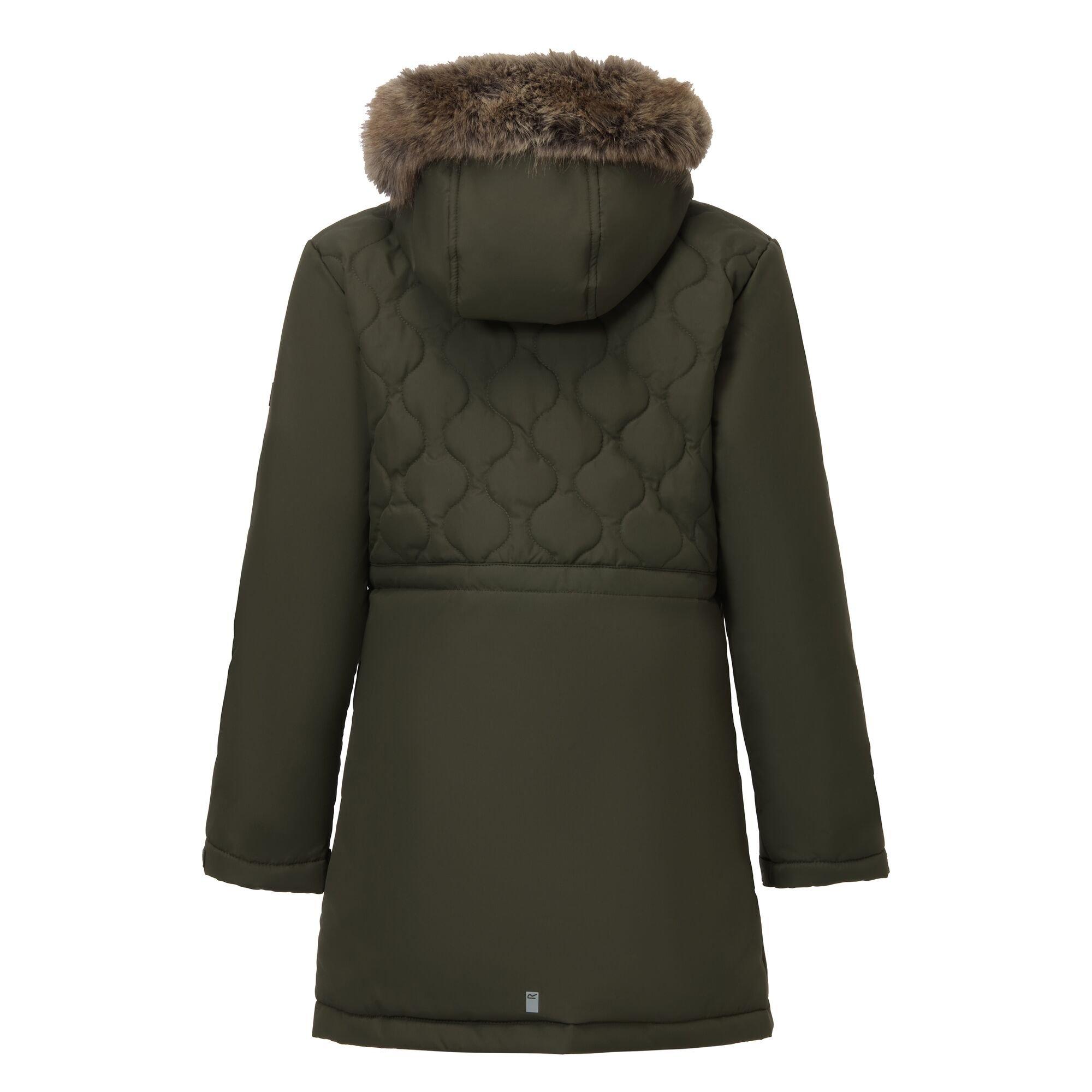Dark Khaki - Regatta - Kids Fabrizia II Insulated Jacket - 12