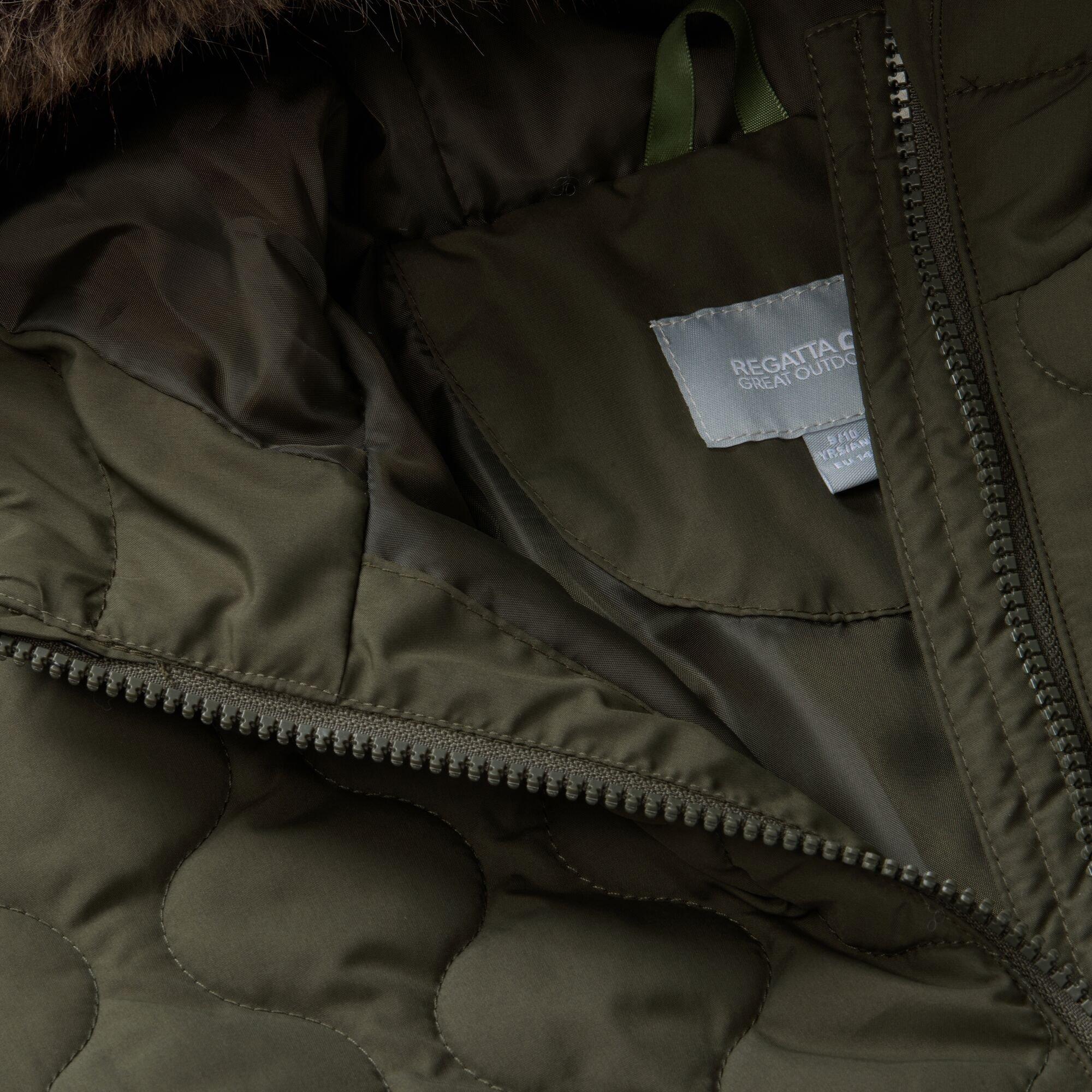 Dark Khaki - Regatta - Kids Fabrizia II Insulated Jacket - 14