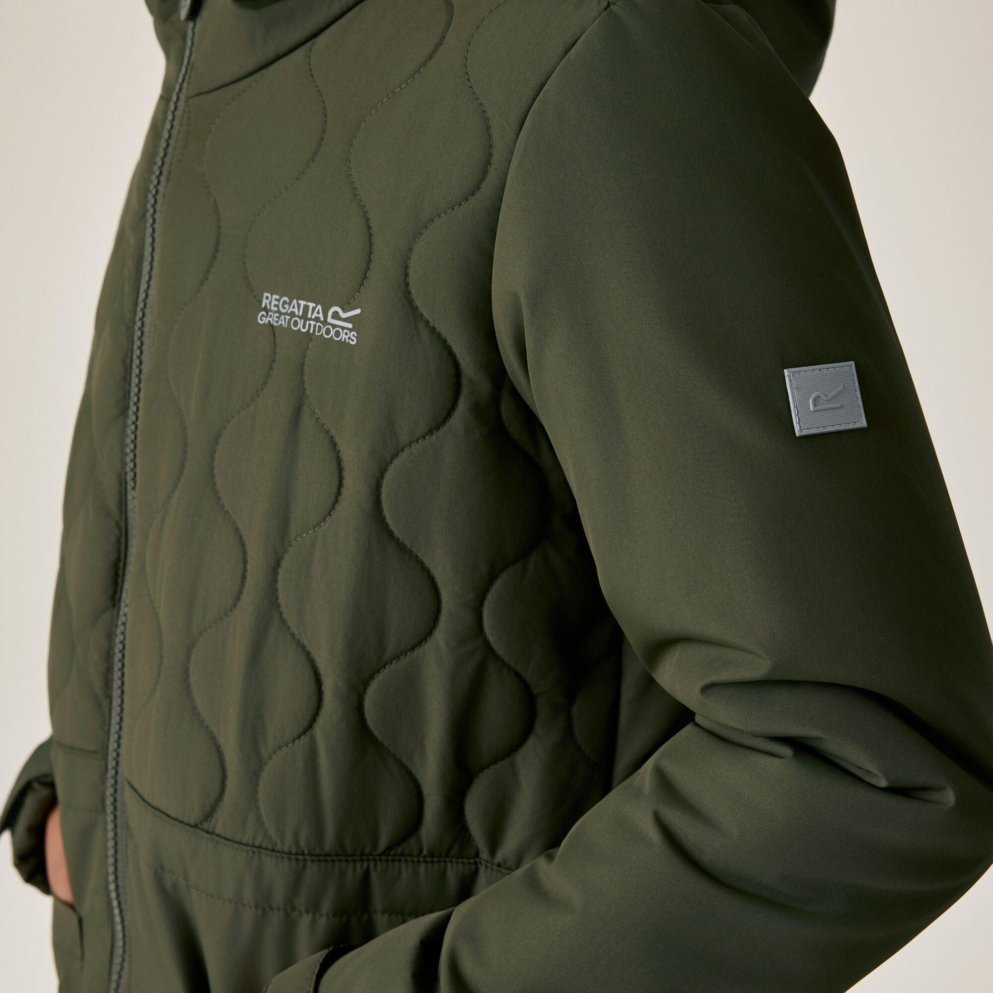 Dark Khaki - Regatta - Kids Fabrizia II Insulated Jacket - 3