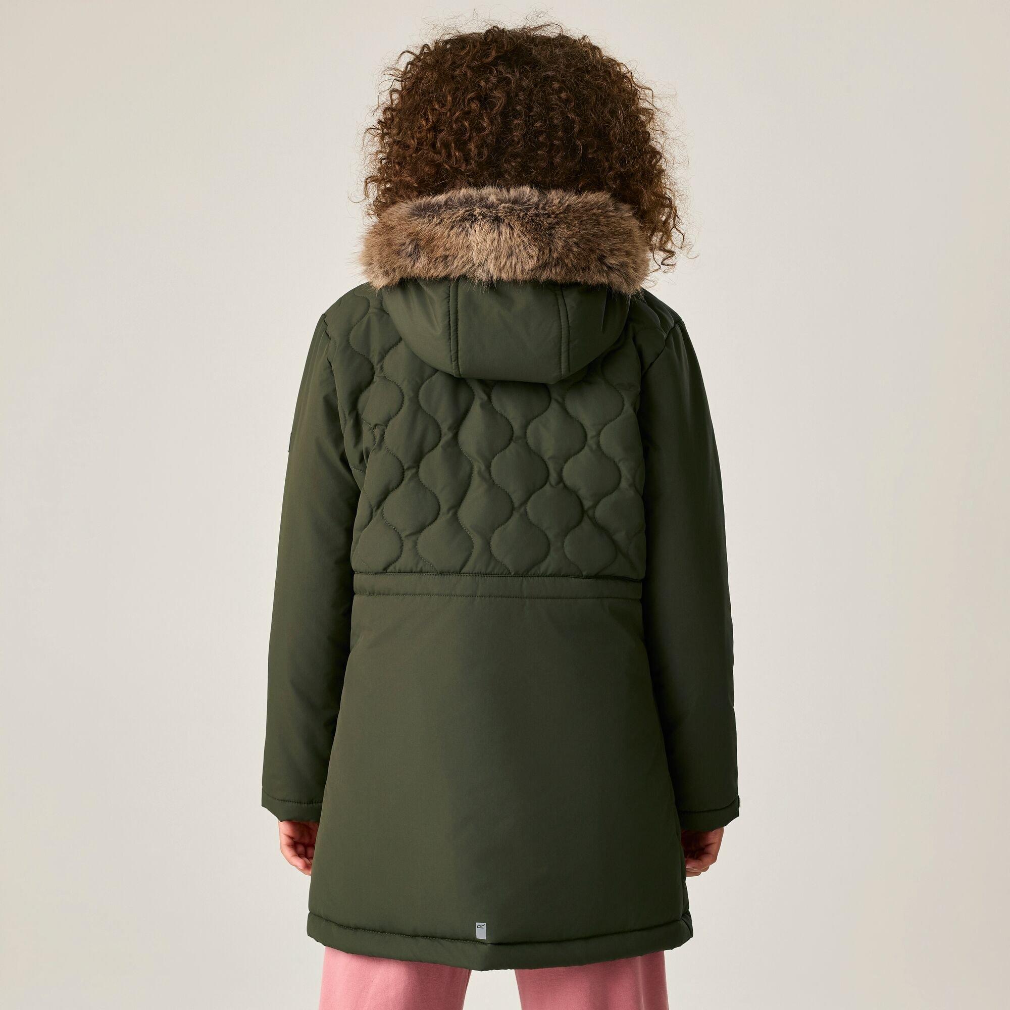 Dark Khaki - Regatta - Kids Fabrizia II Insulated Jacket - 4