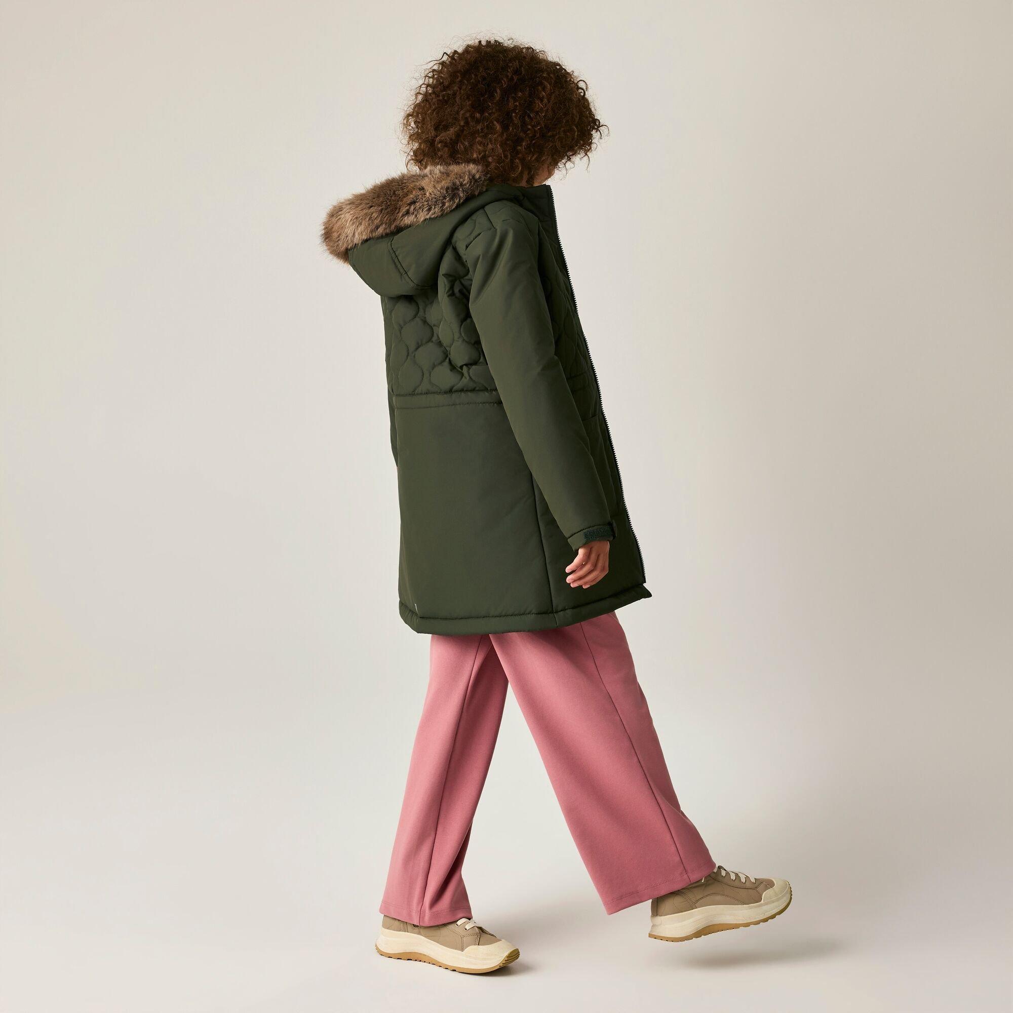 Dark Khaki - Regatta - Kids Fabrizia II Insulated Jacket - 6