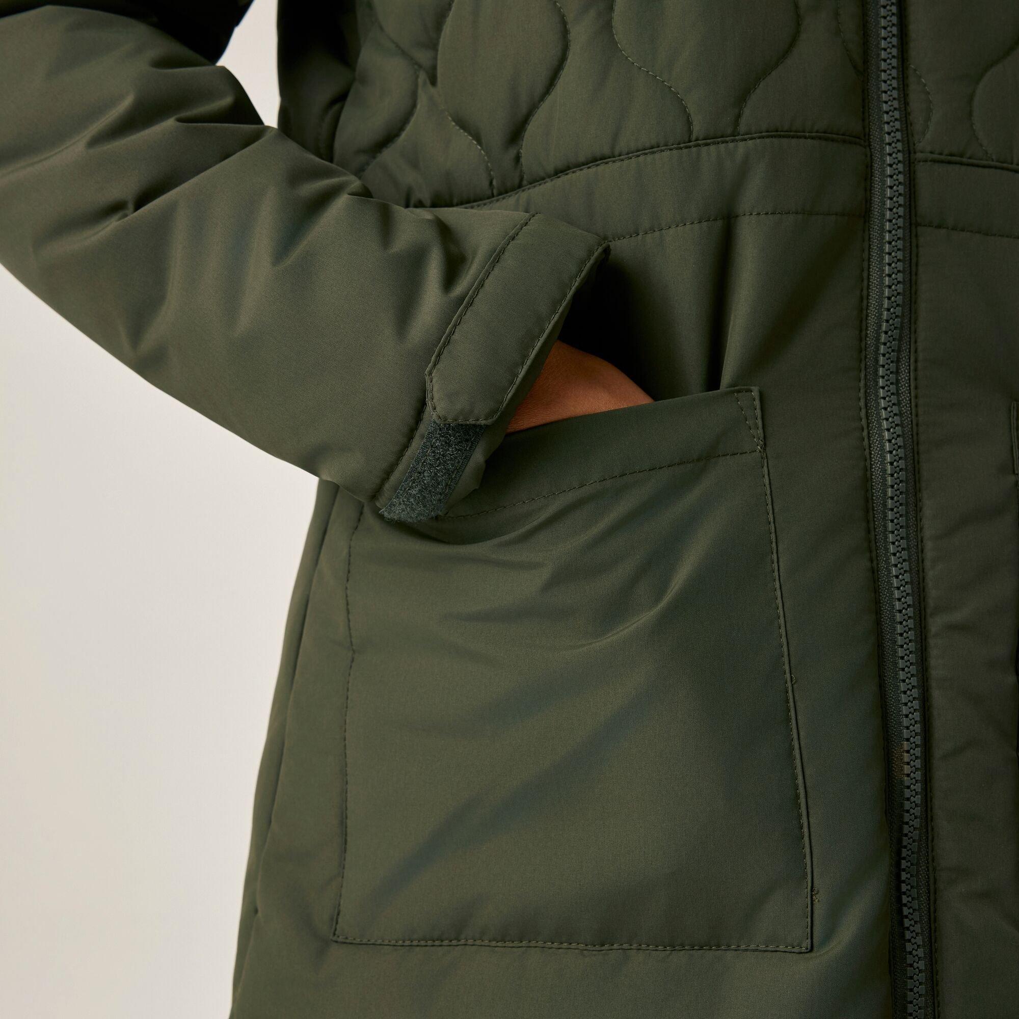 Dark Khaki - Regatta - Kids Fabrizia II Insulated Jacket - 7