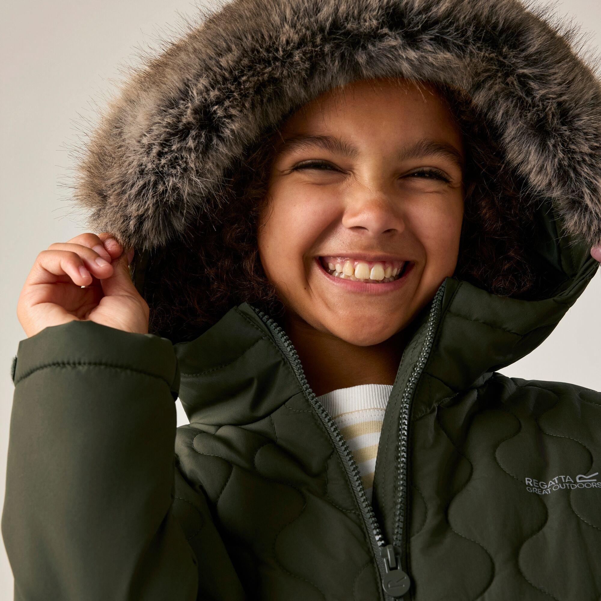 Dark Khaki - Regatta - Kids Fabrizia II Insulated Jacket - 9