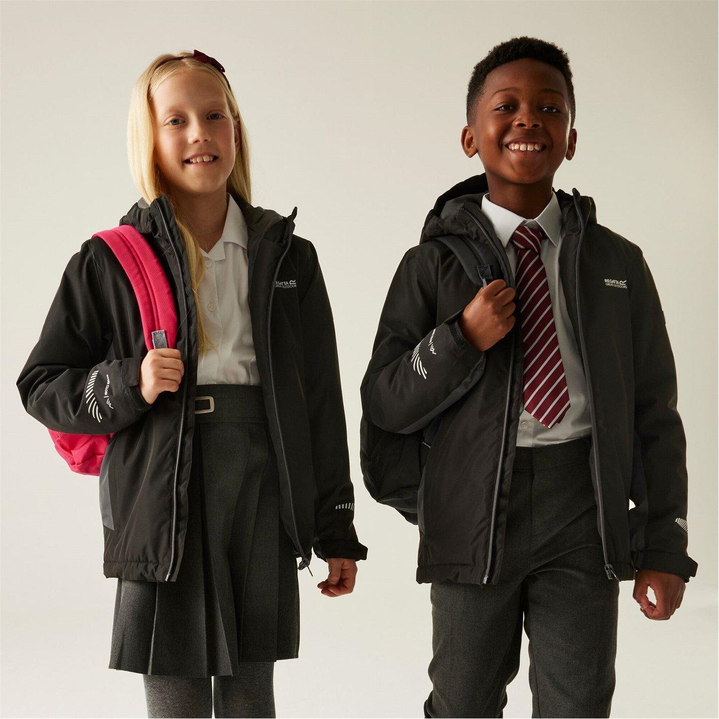 Regatta  Kids ' Hurdle Isotex Thermoguard Insulated Waterproof Jacket - Black - 6-7yrs