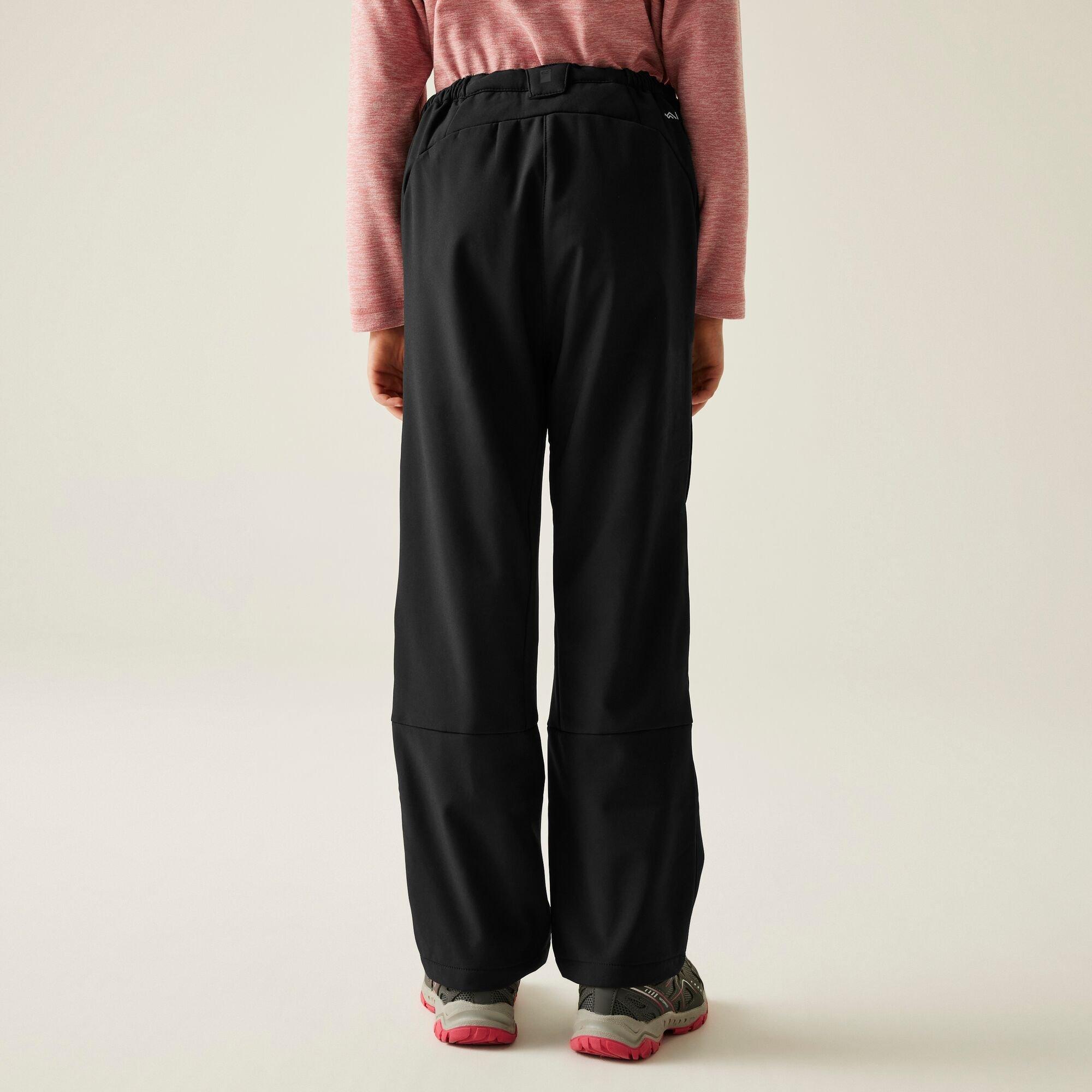 Black - Regatta - Kids Softshell Trousers - 2