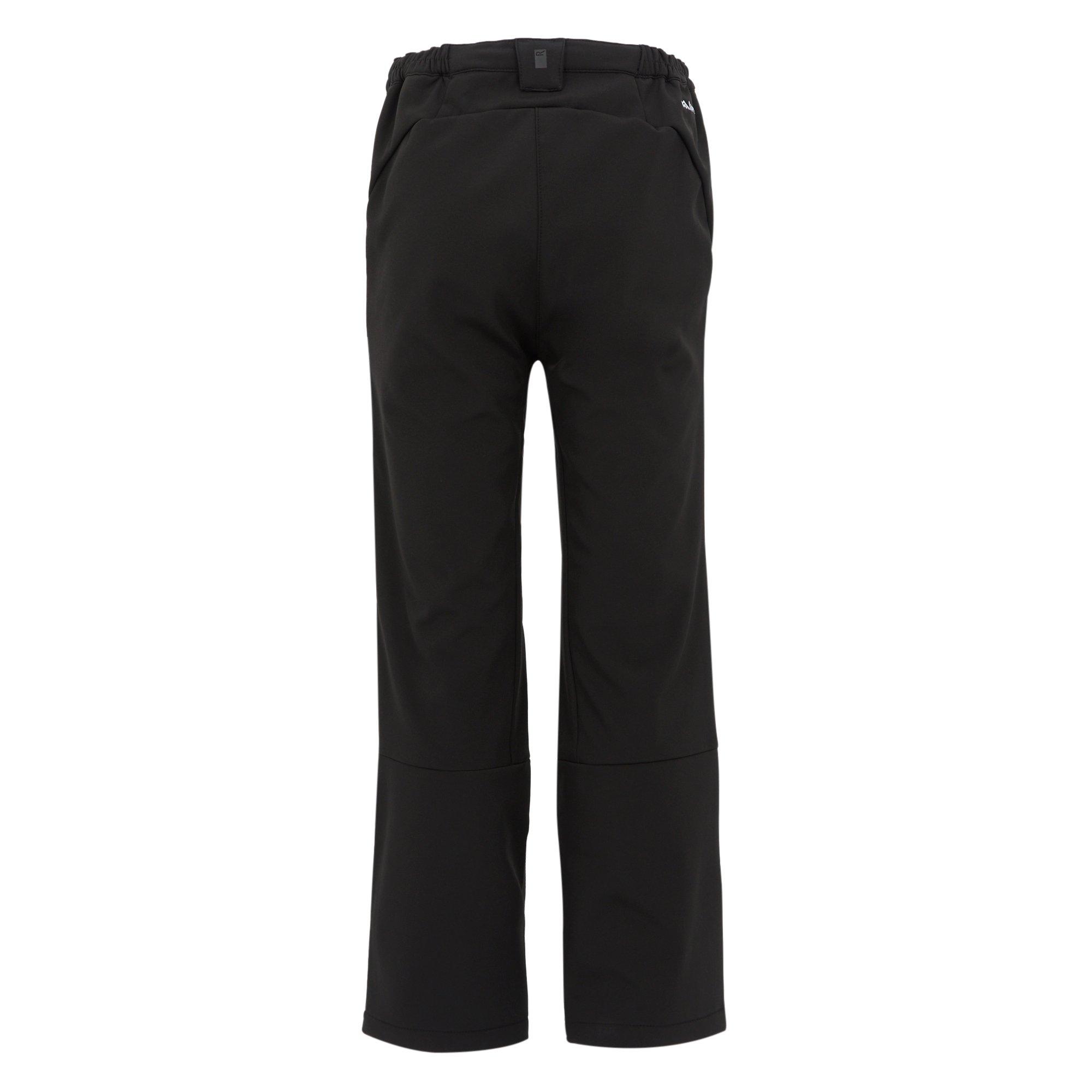 Black - Regatta - Kids Softshell Trousers - 6
