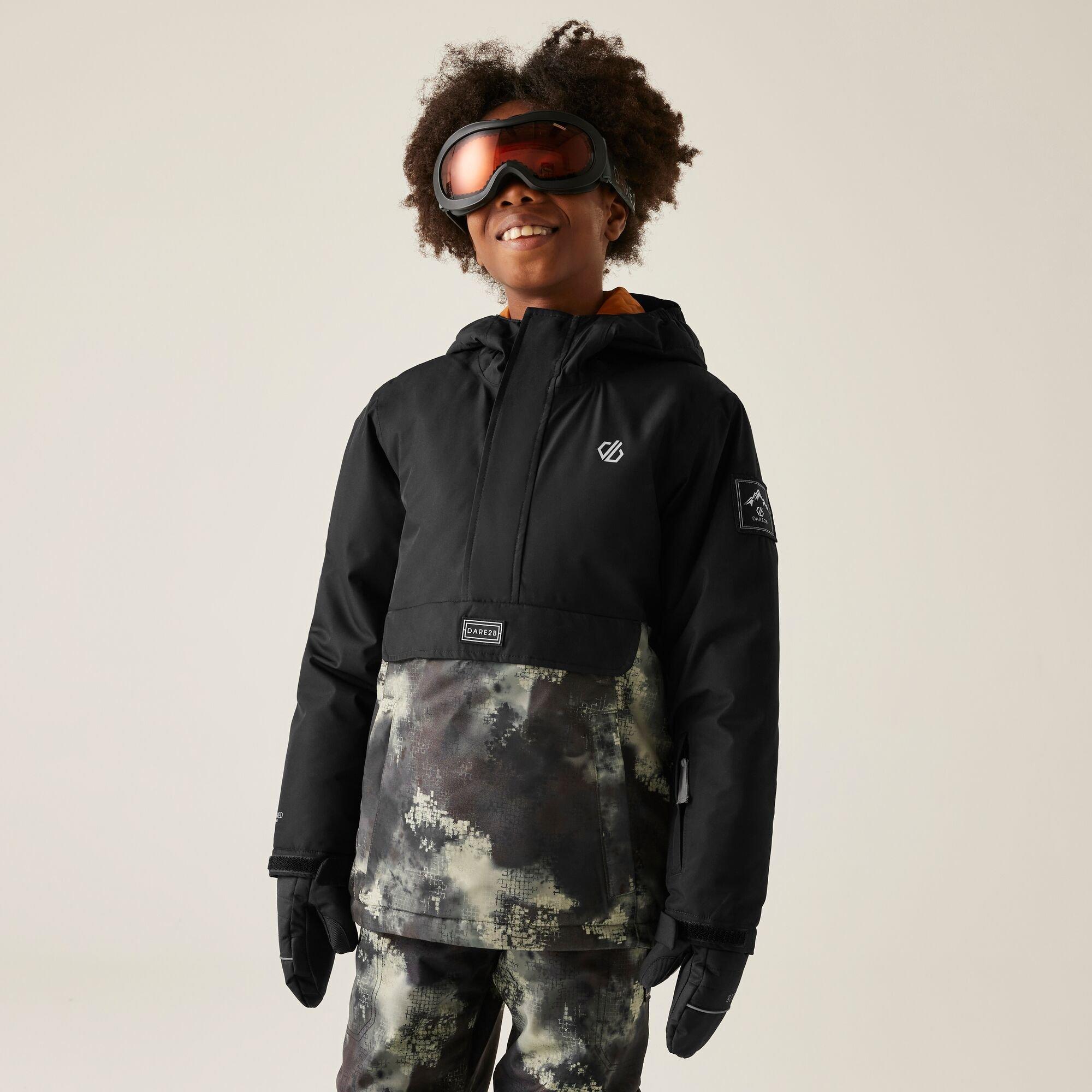 Dare 2B Kids' Freehand Ii Waterproof Puffer Jacket Black 3-4Yrs - Image 5