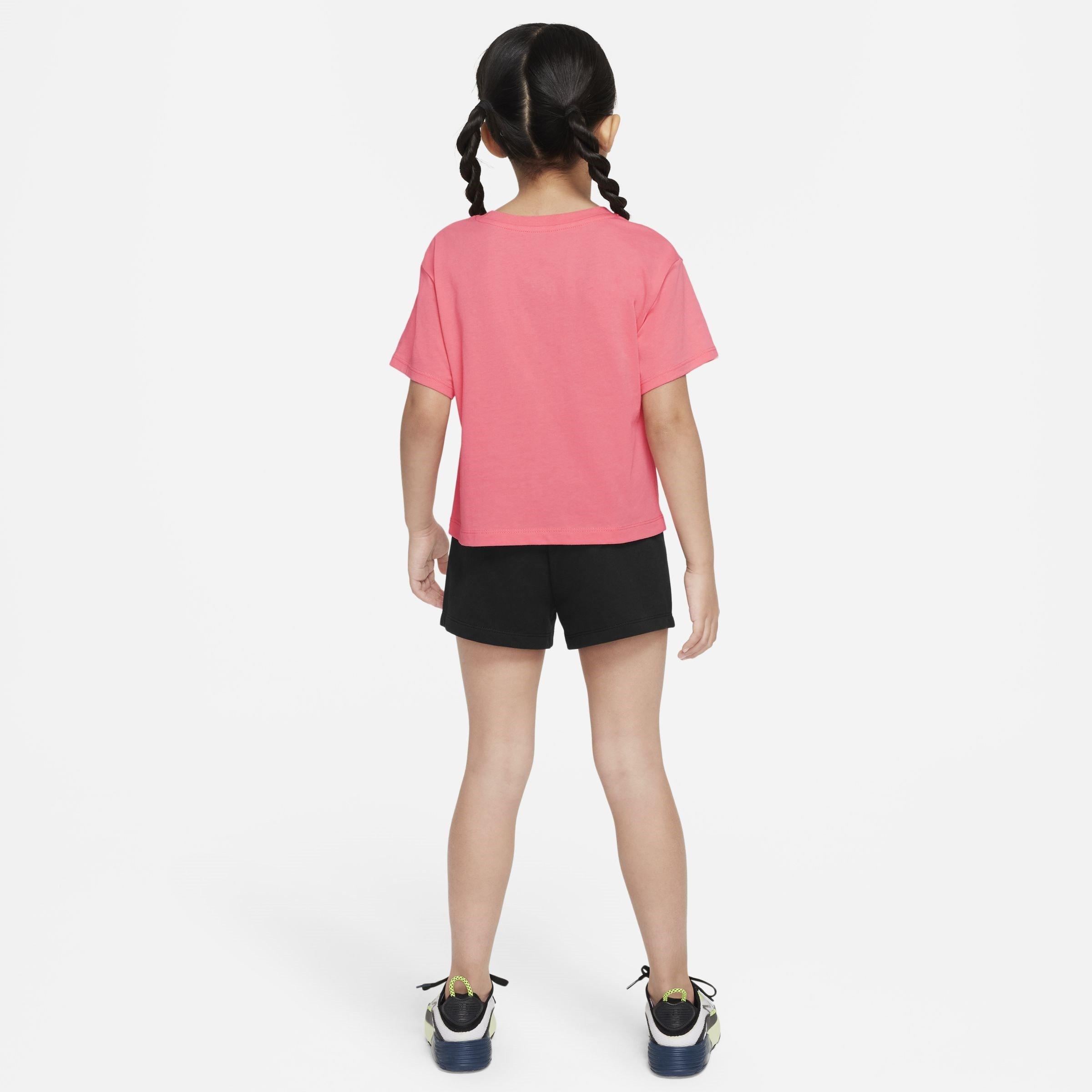 Zwart - Nike - Boxy T-Shirt & Shorts Set Babies - 2
