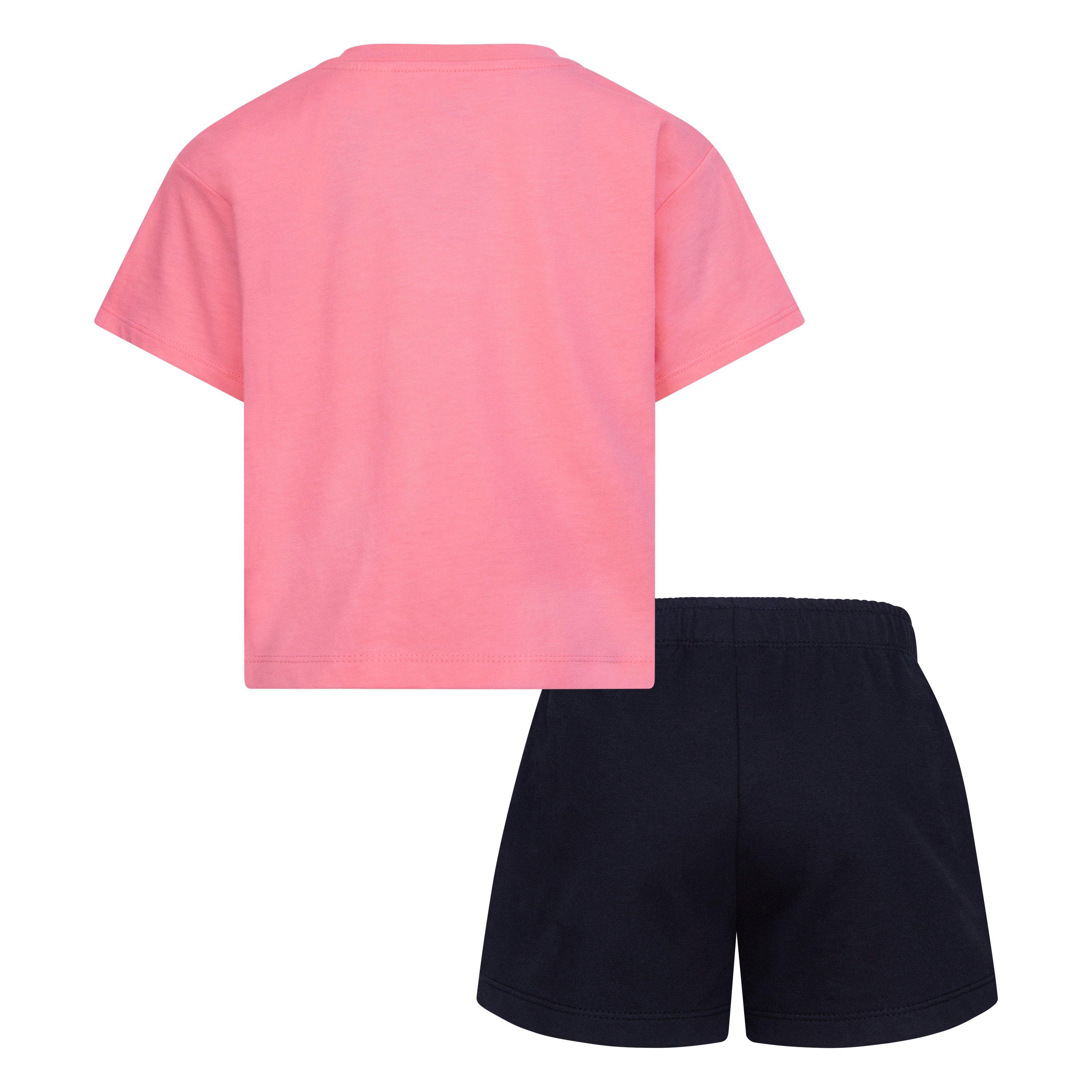 Zwart - Nike - Boxy T-Shirt & Shorts Set Babies - 3