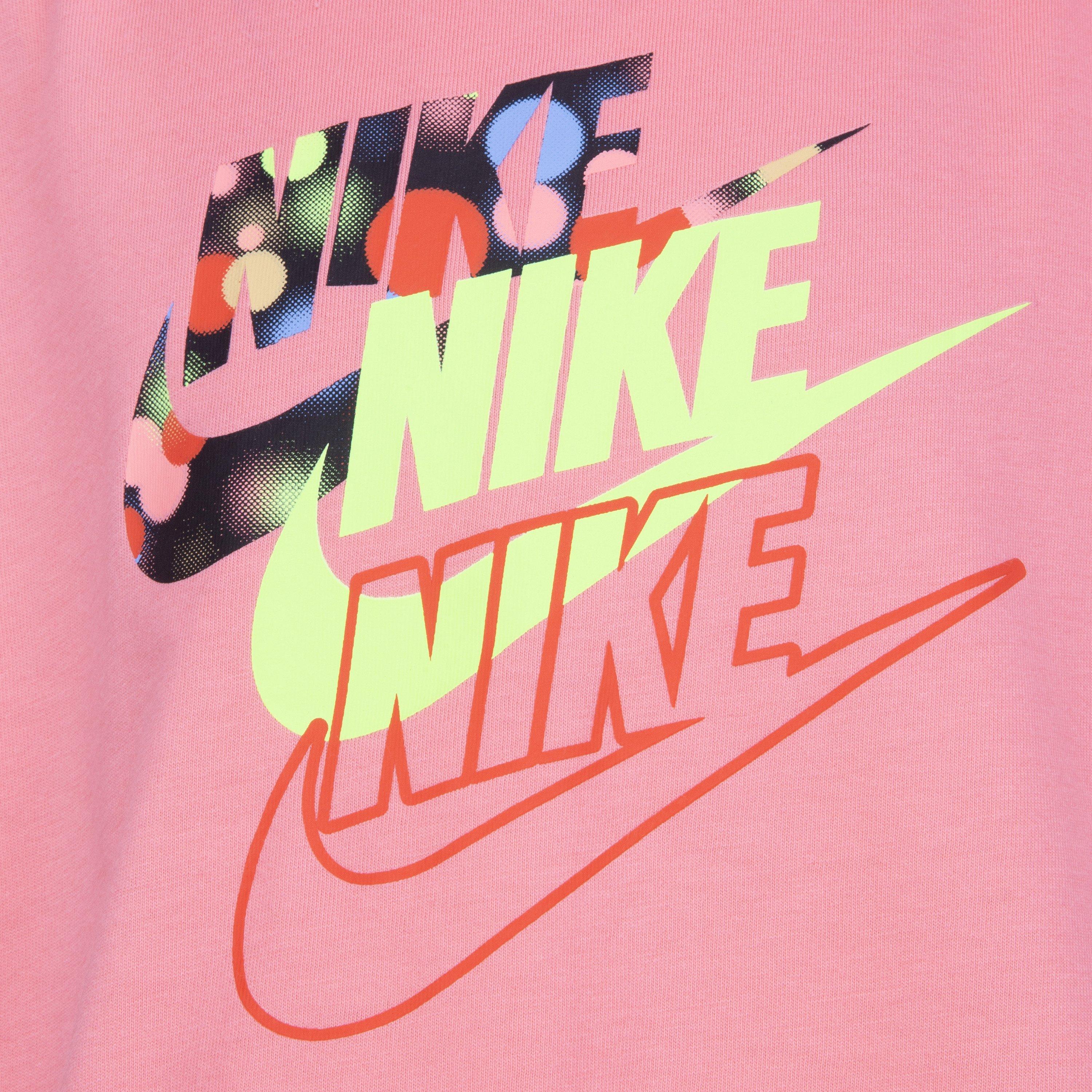 Zwart - Nike - Boxy T-Shirt & Shorts Set Babies - 4
