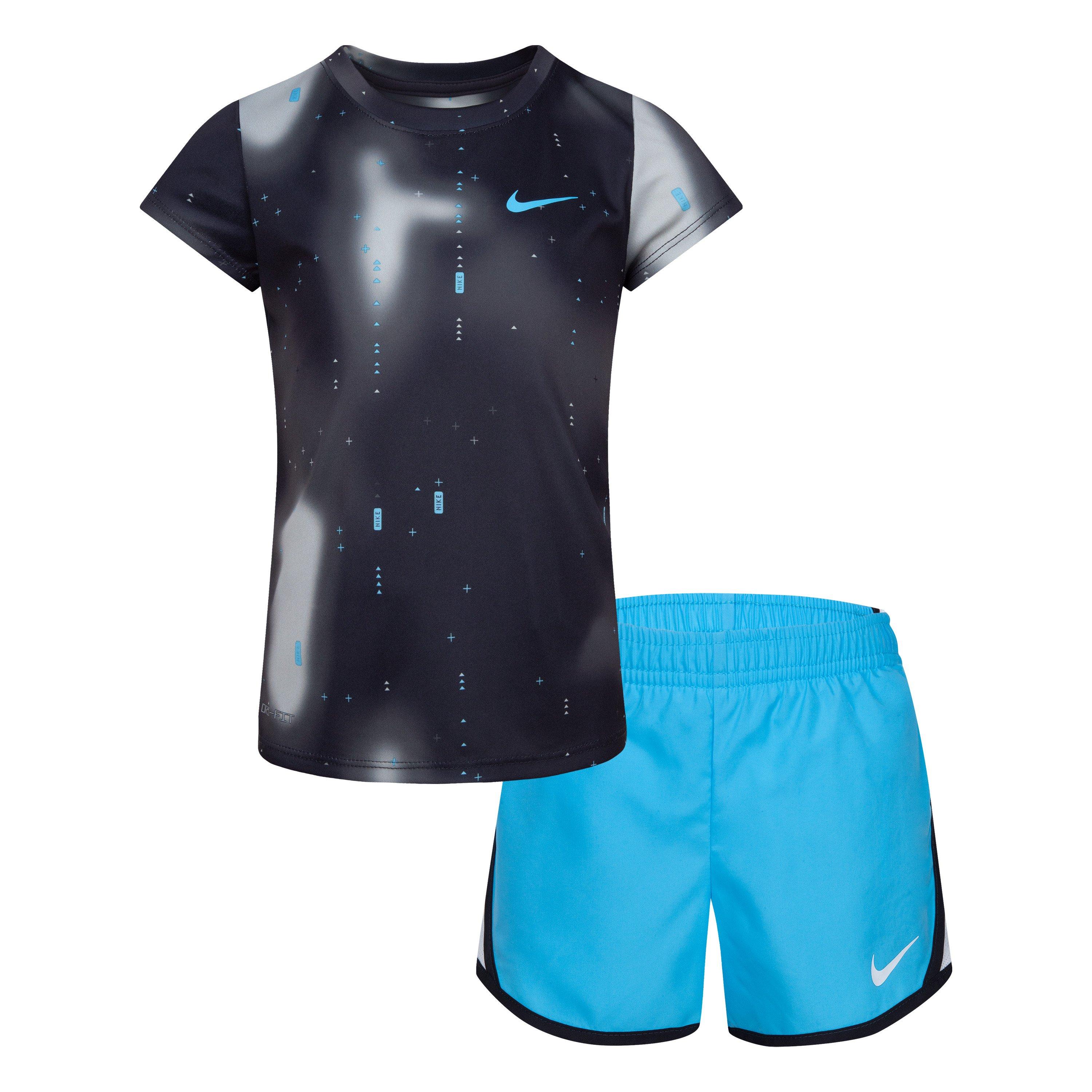 Baltic Blue - Nike - Tee & Shorts Set Infants - 1