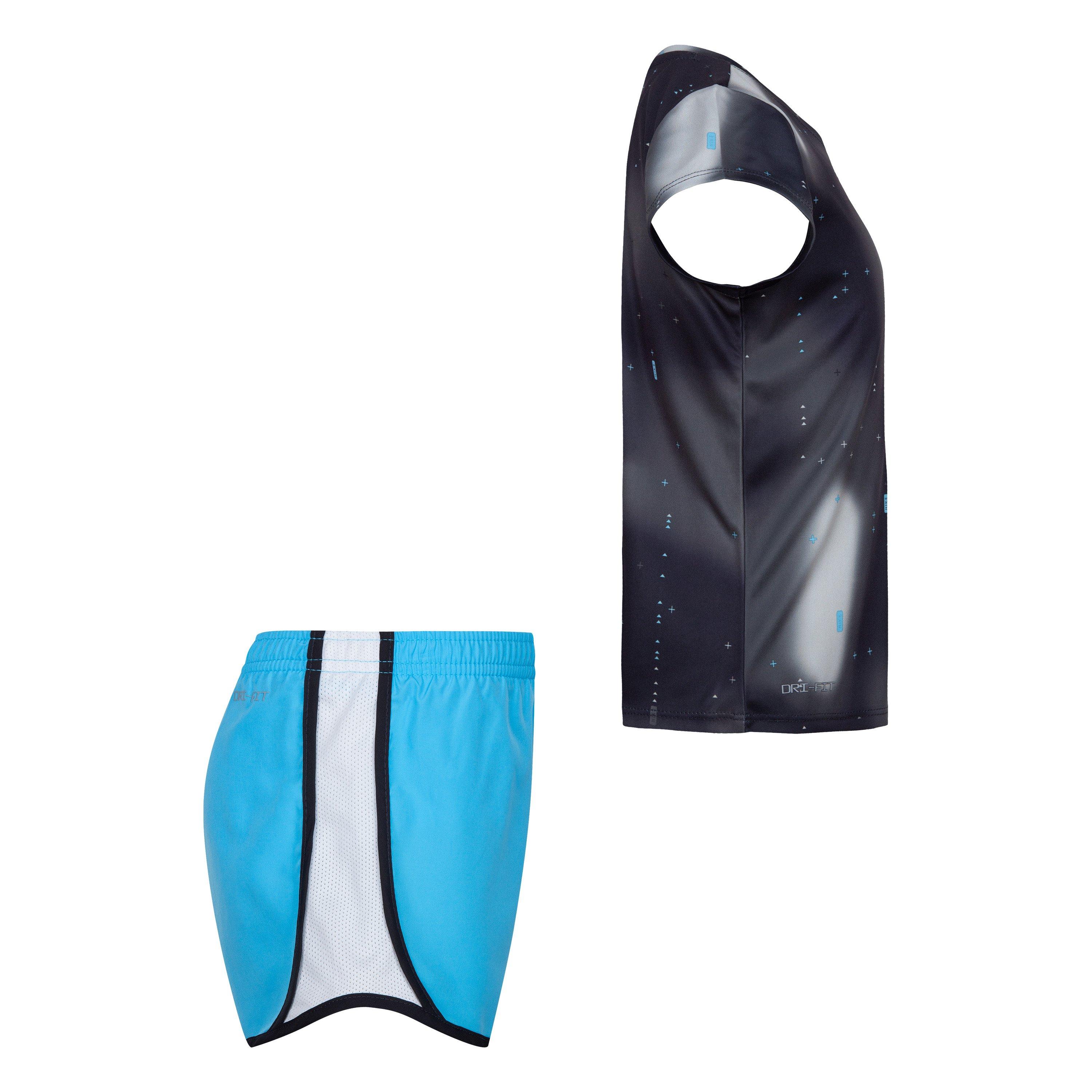 Baltic Blue - Nike - Tee & Shorts Set Infants - 9