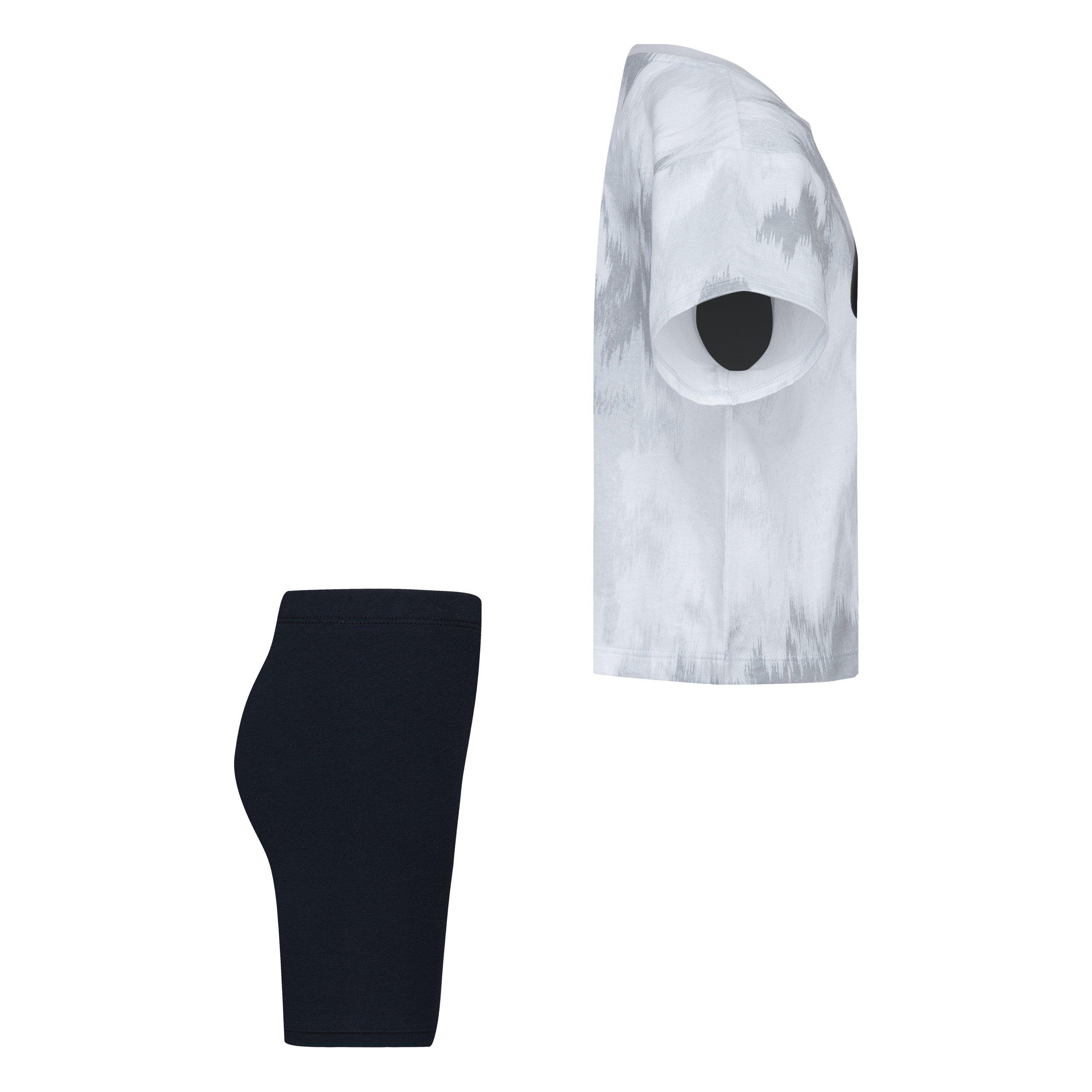 Crna - Nike - Boxy T-Shirt & Shorts Set Infants - 8