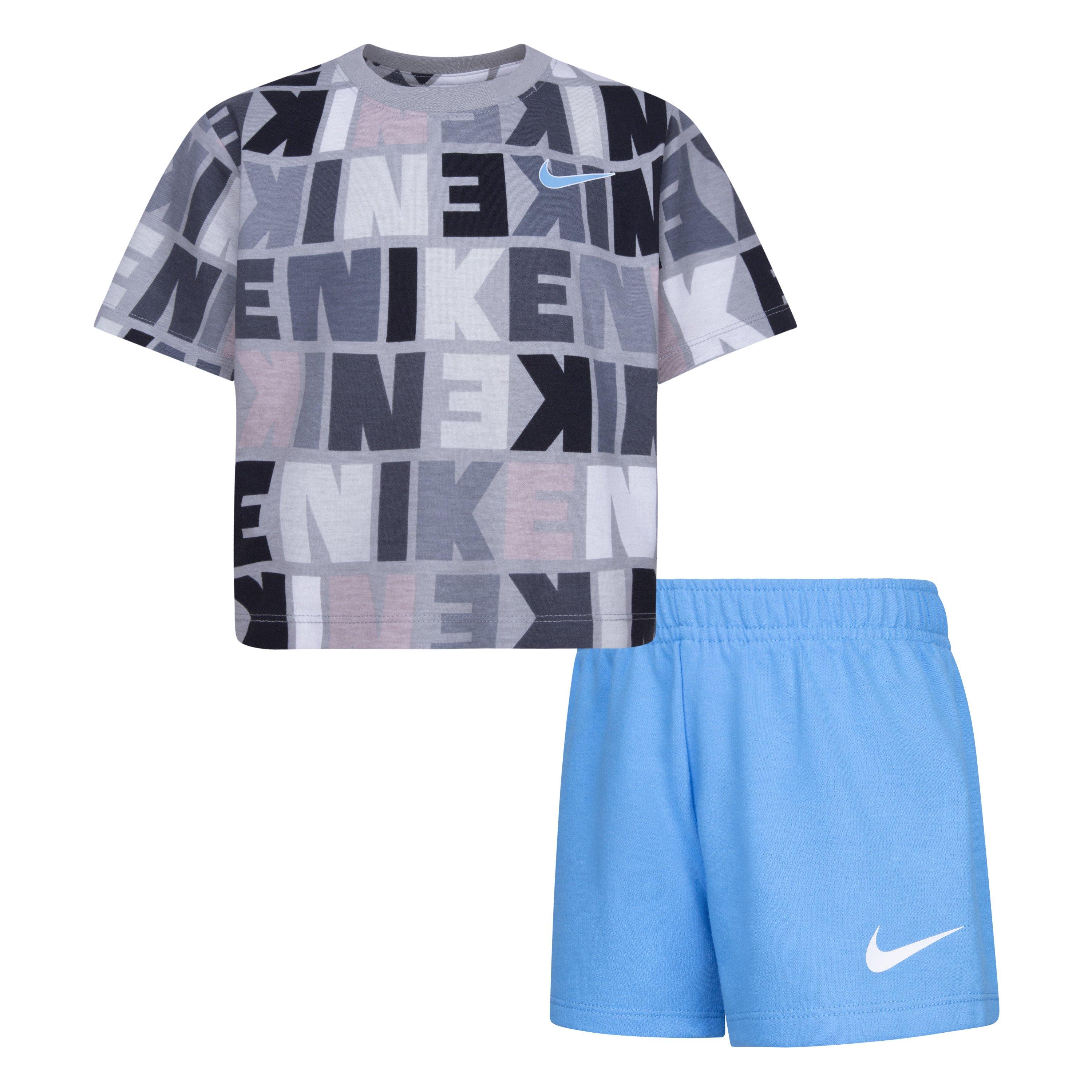 Baltic Blue - Nike - Logo Top and Shorts Set Infants - 1