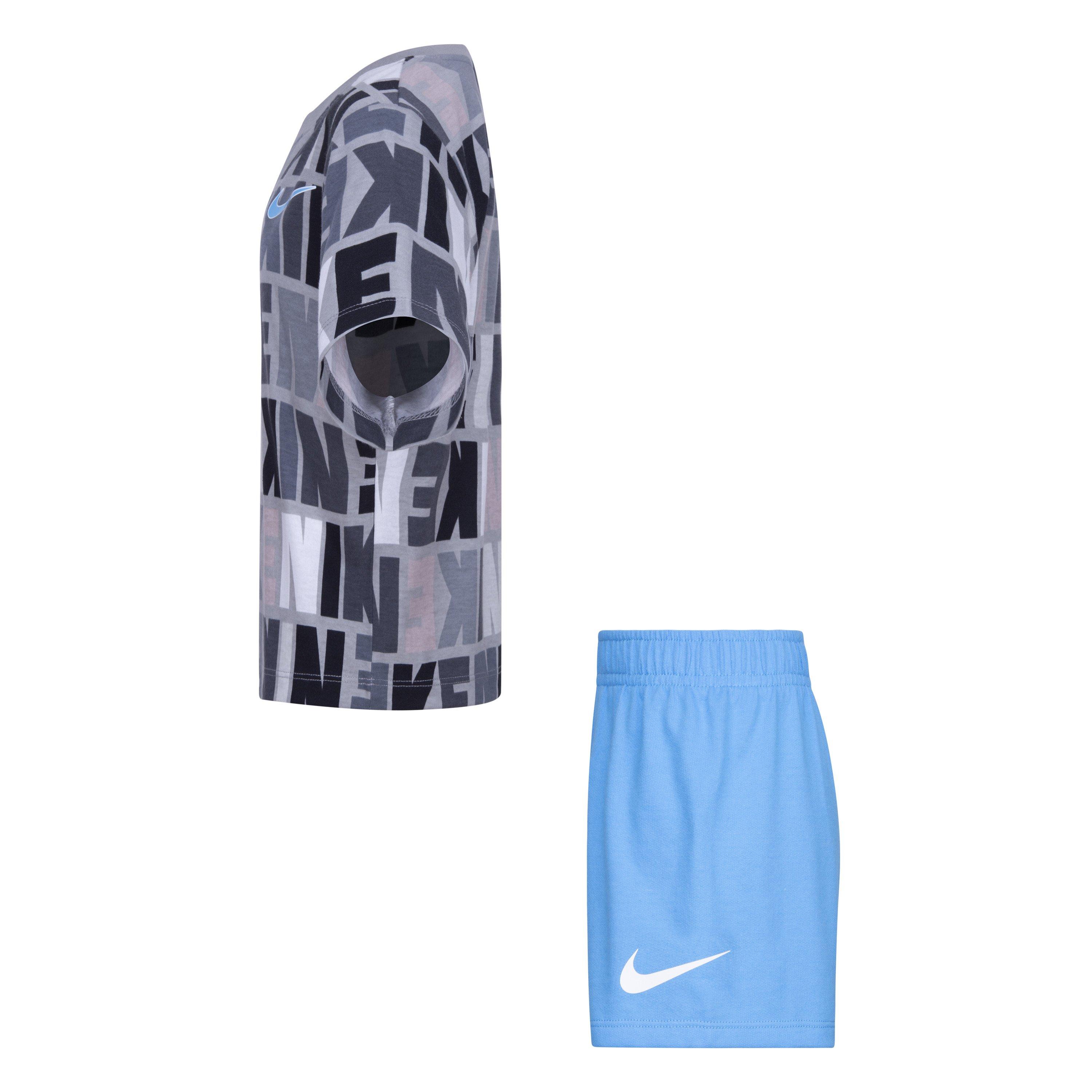 Baltic Blue - Nike - Logo Top and Shorts Set Infants - 6