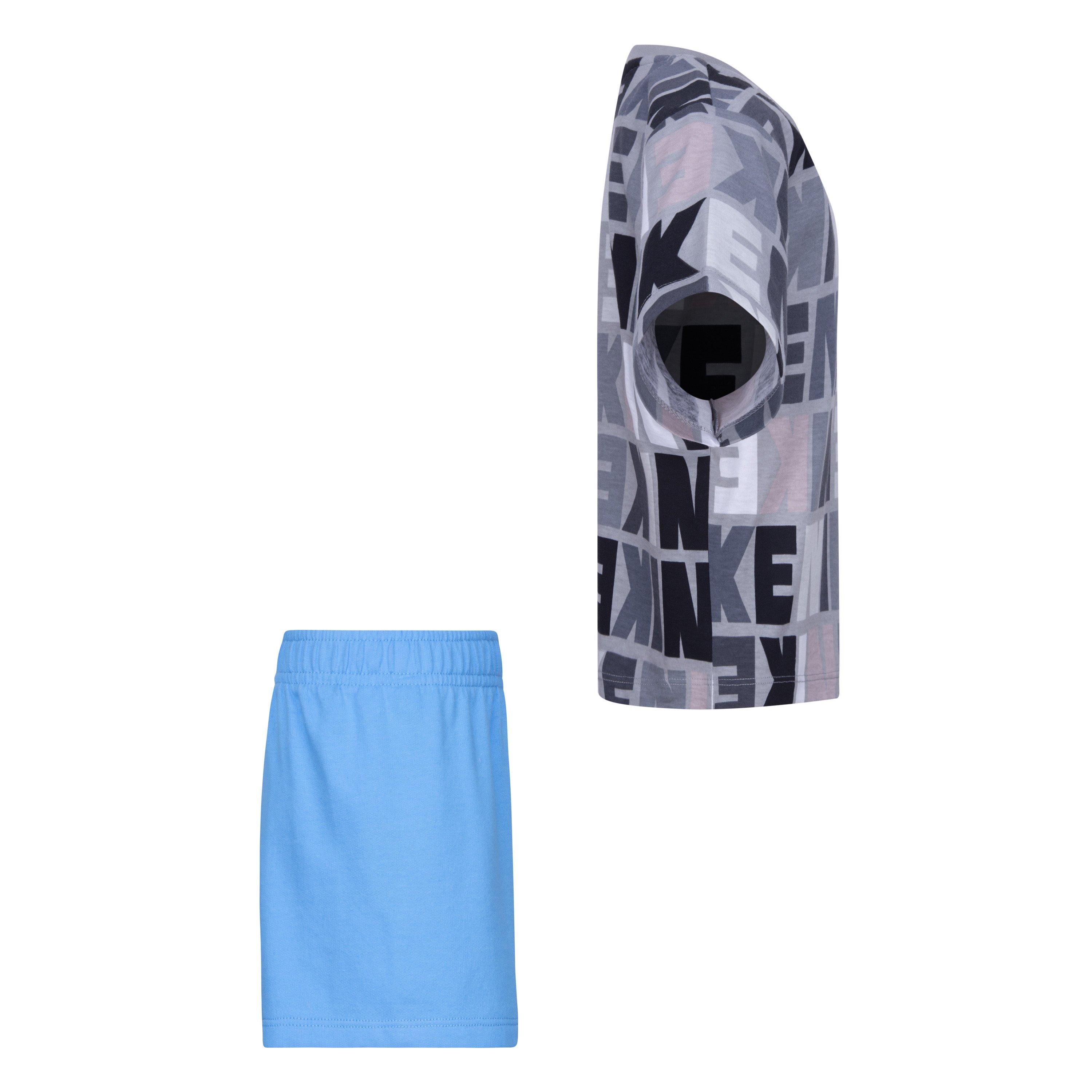 Baltic Blue - Nike - Logo Top and Shorts Set Infants - 7