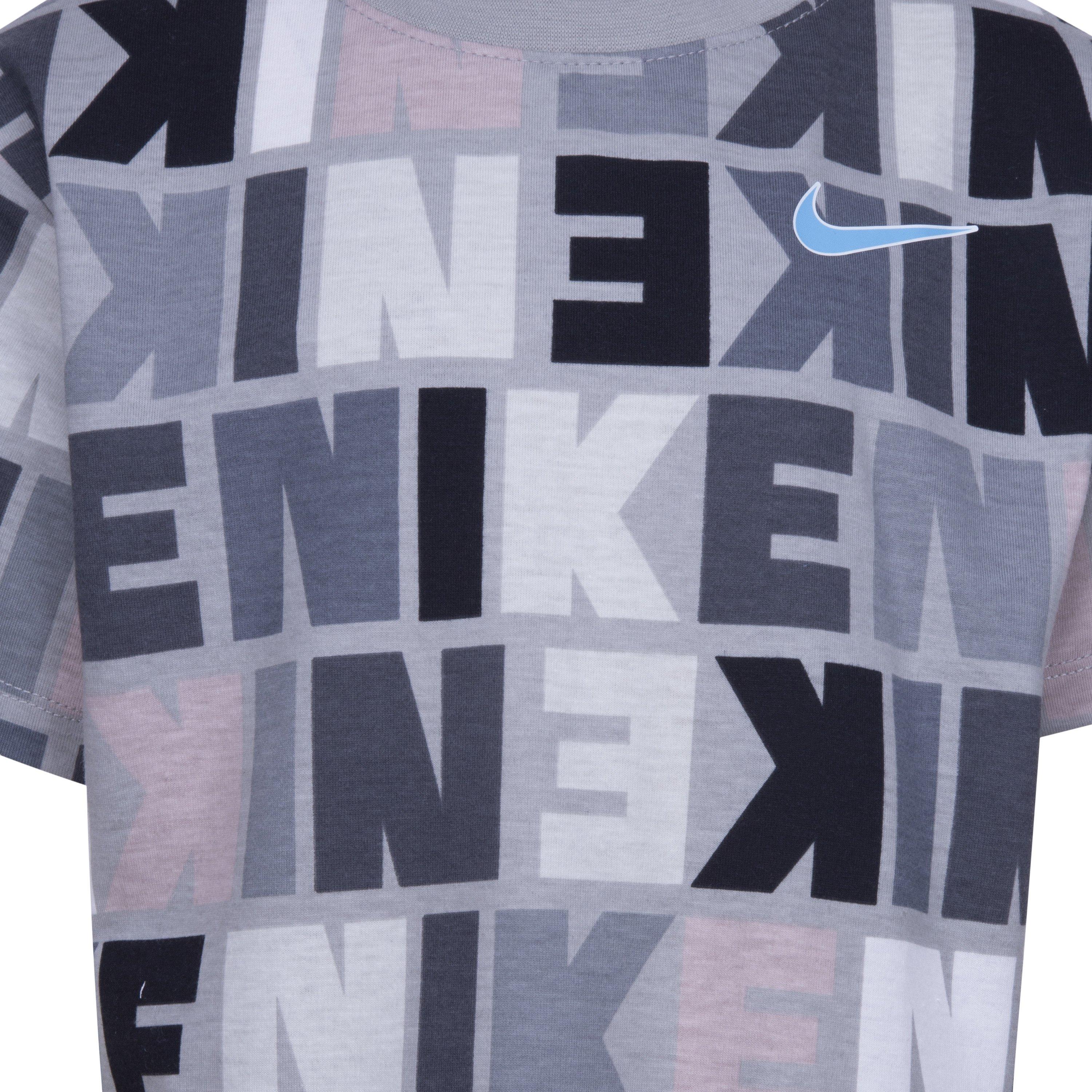 Baltic Blue - Nike - Logo Top and Shorts Set Infants - 3