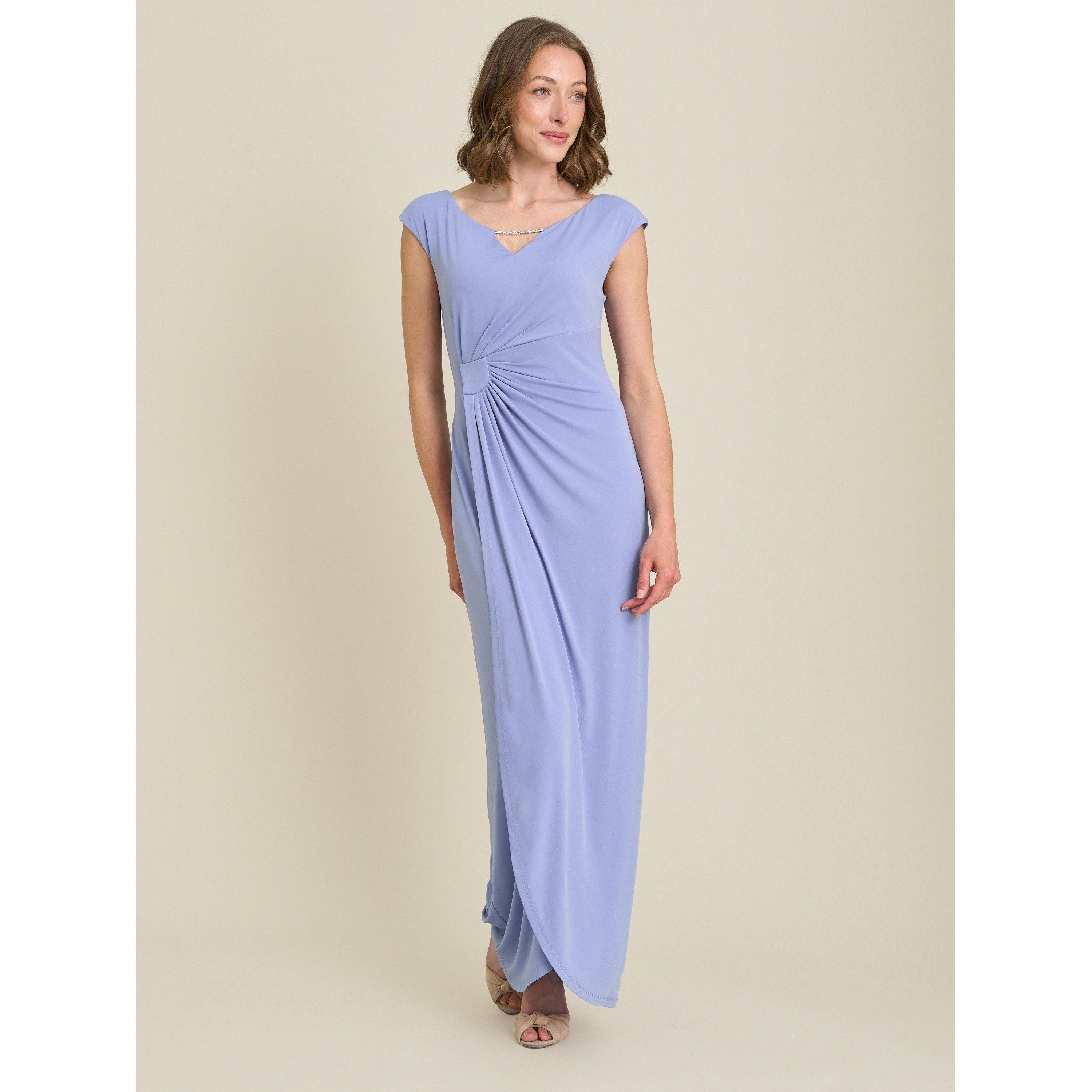 Perri - Gina Bacconi - Bailee Jersey Diamante Trim Maxi Dress - 6