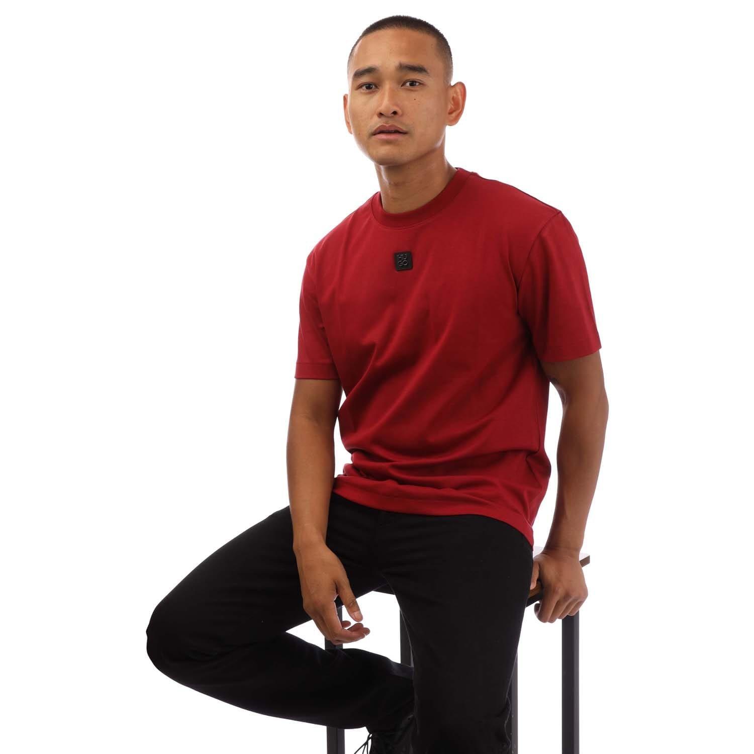 Red - Hugo - Dingley T-Shirt - 4