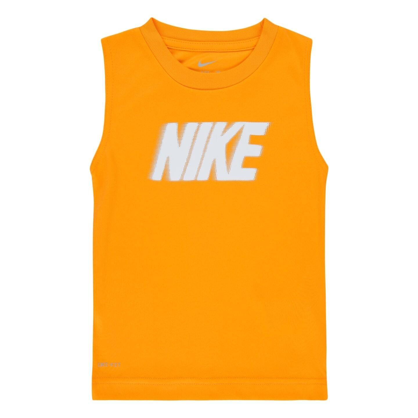 Nike  Kids' Strappy Muscle Vest - Vivid Orange - 5-6 Yrs