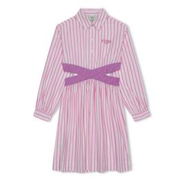 Fendi Kids' Logo Shirt Dress