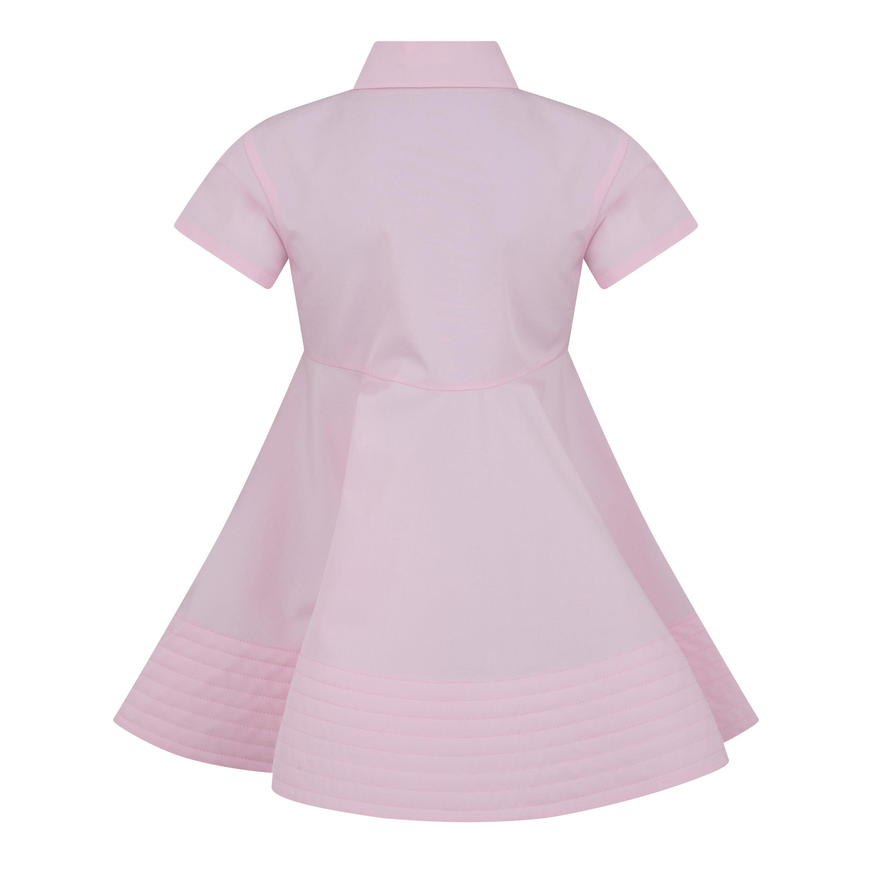 Pink F0QE5 - Fendi - Logo Patch Shirt Dress Juniors - 2