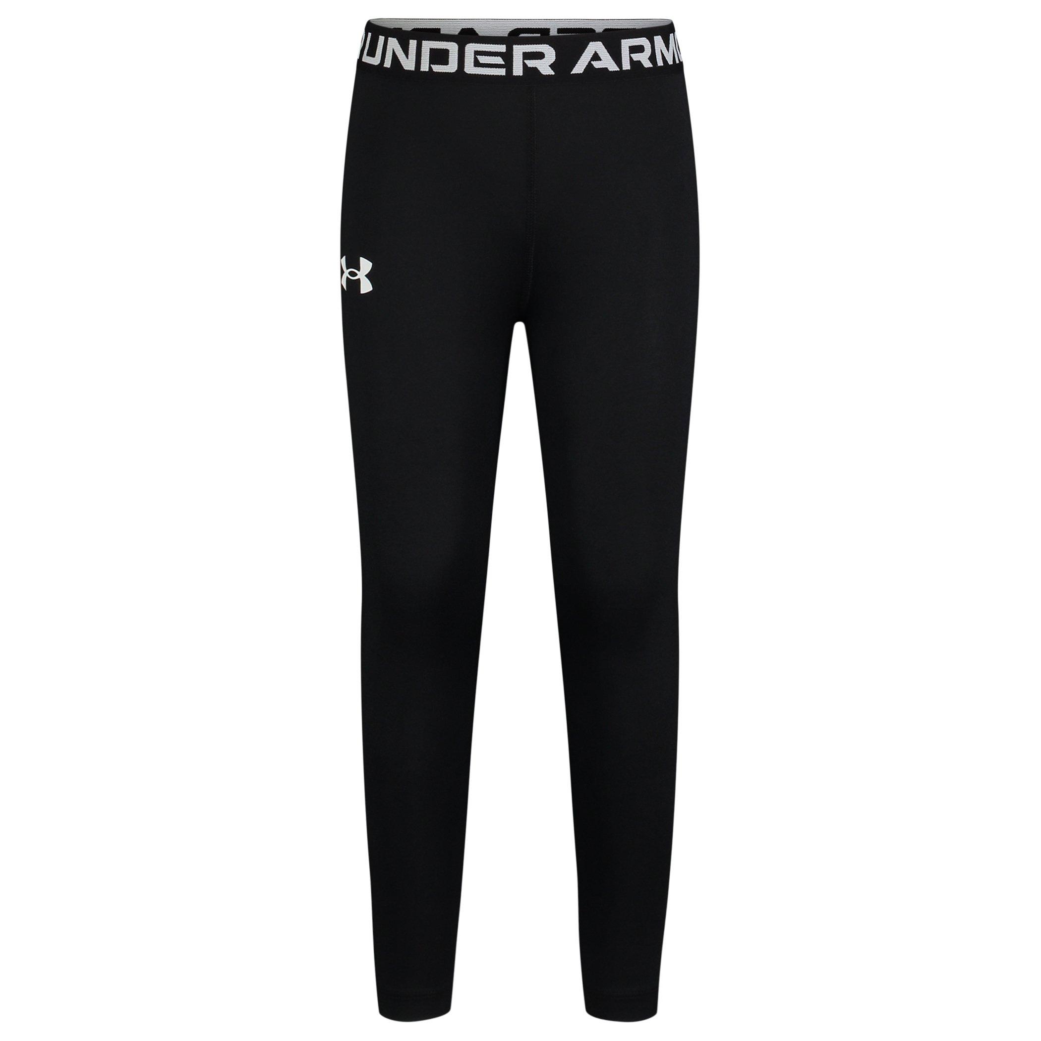 Black - Under Armour - Kids' Logo Jacquard Gym Legging - 1