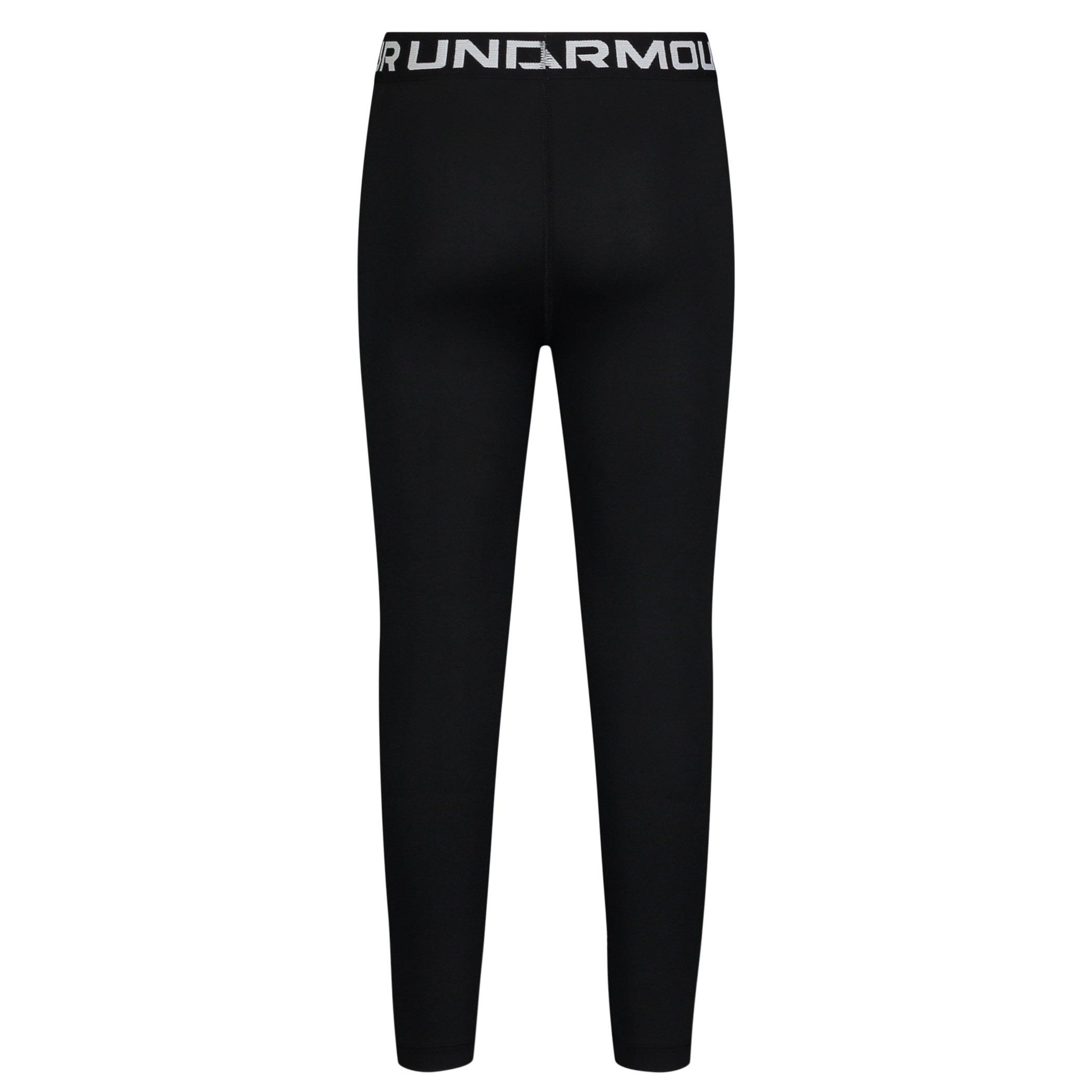 Black - Under Armour - Logo Jacquard Gym Legging - 2