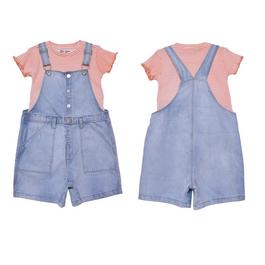 Be You Studio Younger Girl T shirt and Short Dungaree