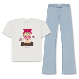 Be You Studio Younger Girl T shirt and Flared Jegging