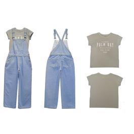 Be You Studio Older Girl T shirt and Dungaree Set