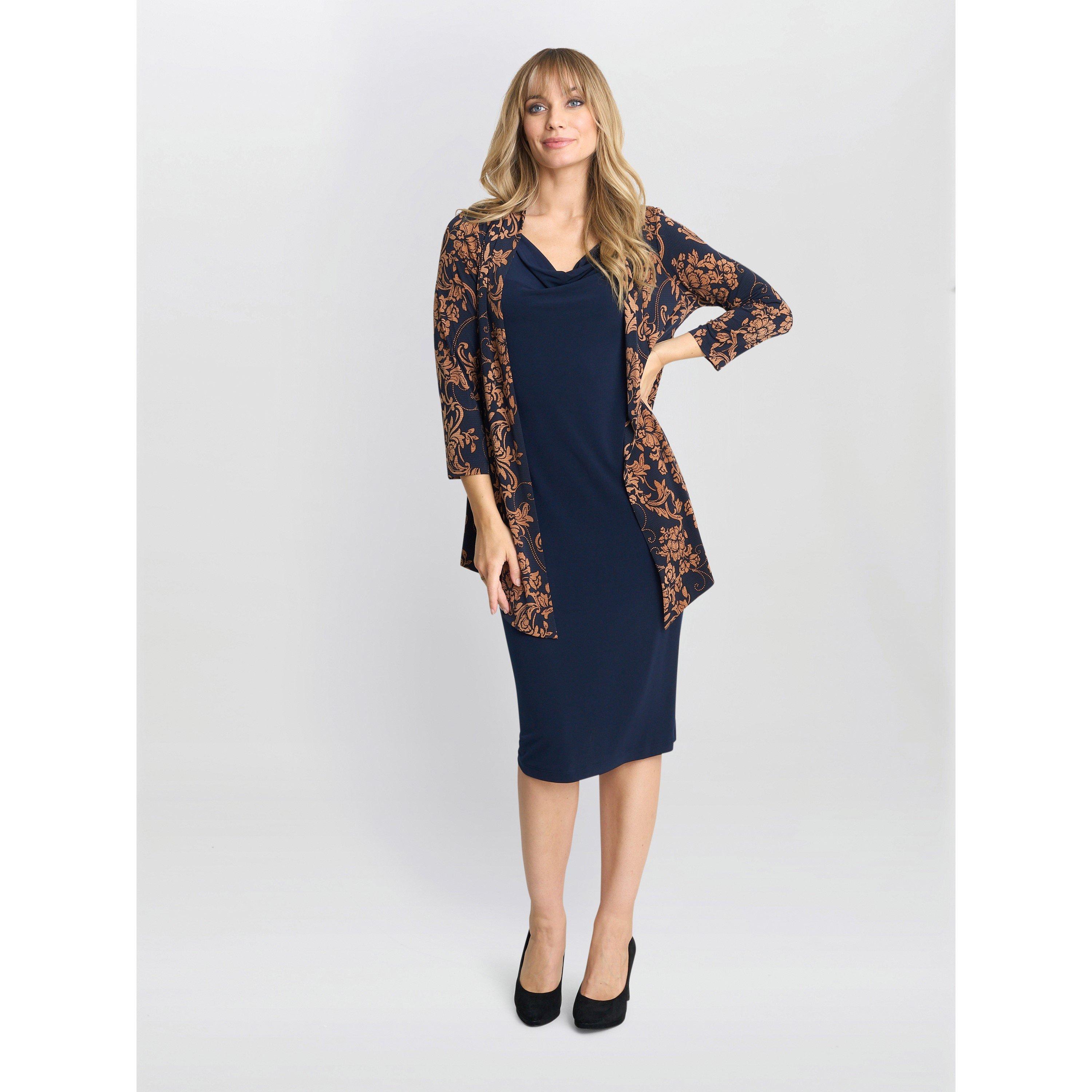 Midnight - Gina Bacconi - Cara Mock Dress And Jacket - 3