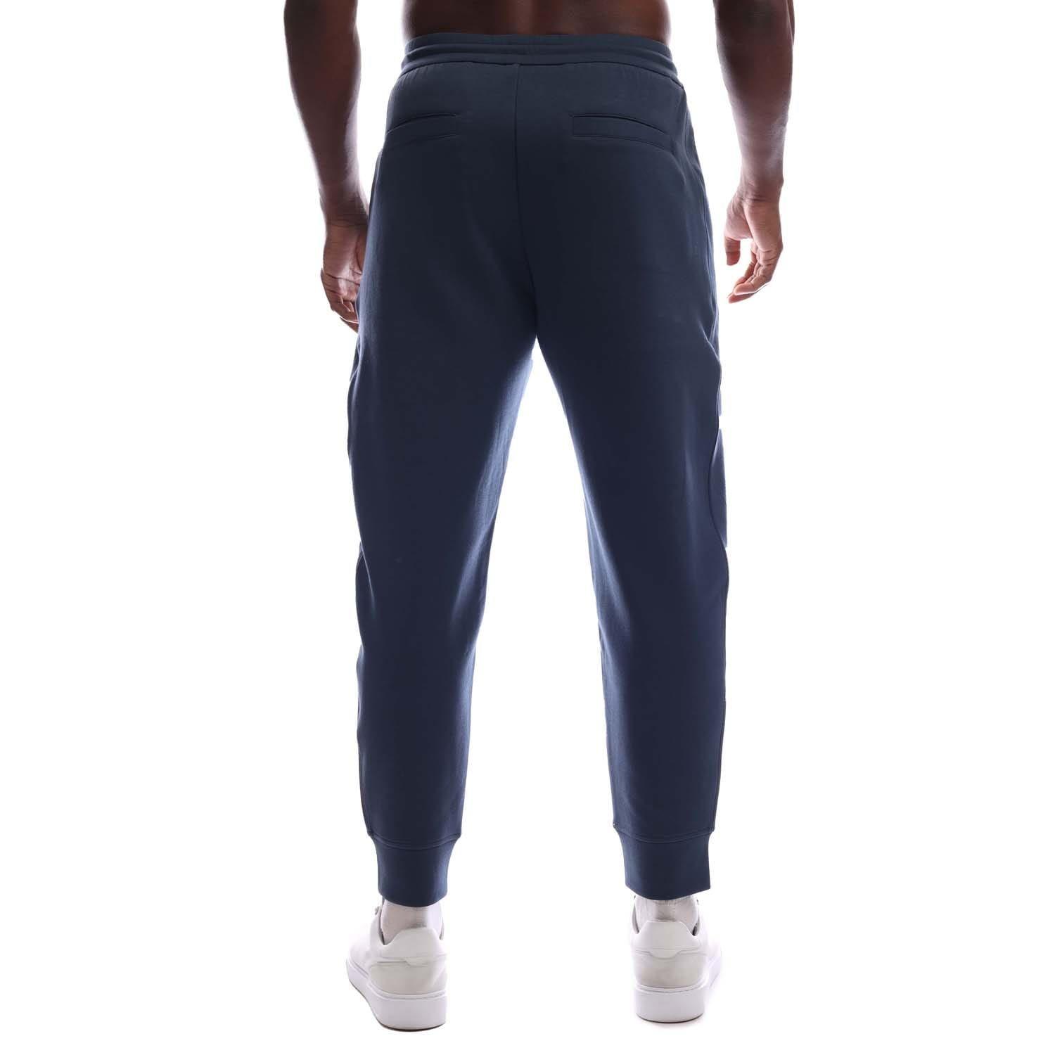 Navy - Emporio Armani - Jersey Joggers - 2