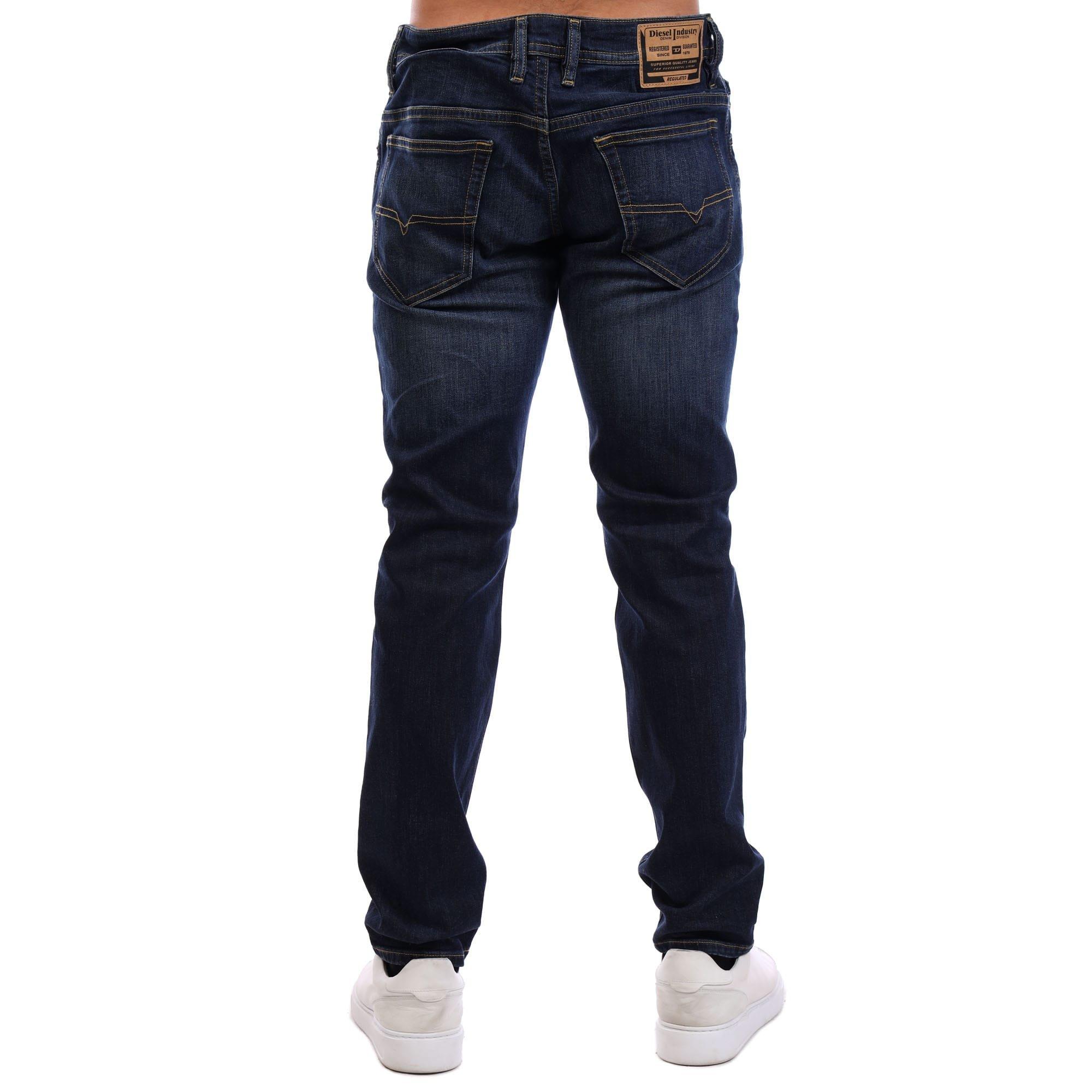 Blue - Diesel - Thommer-R Slim-Fit Jeans - 2