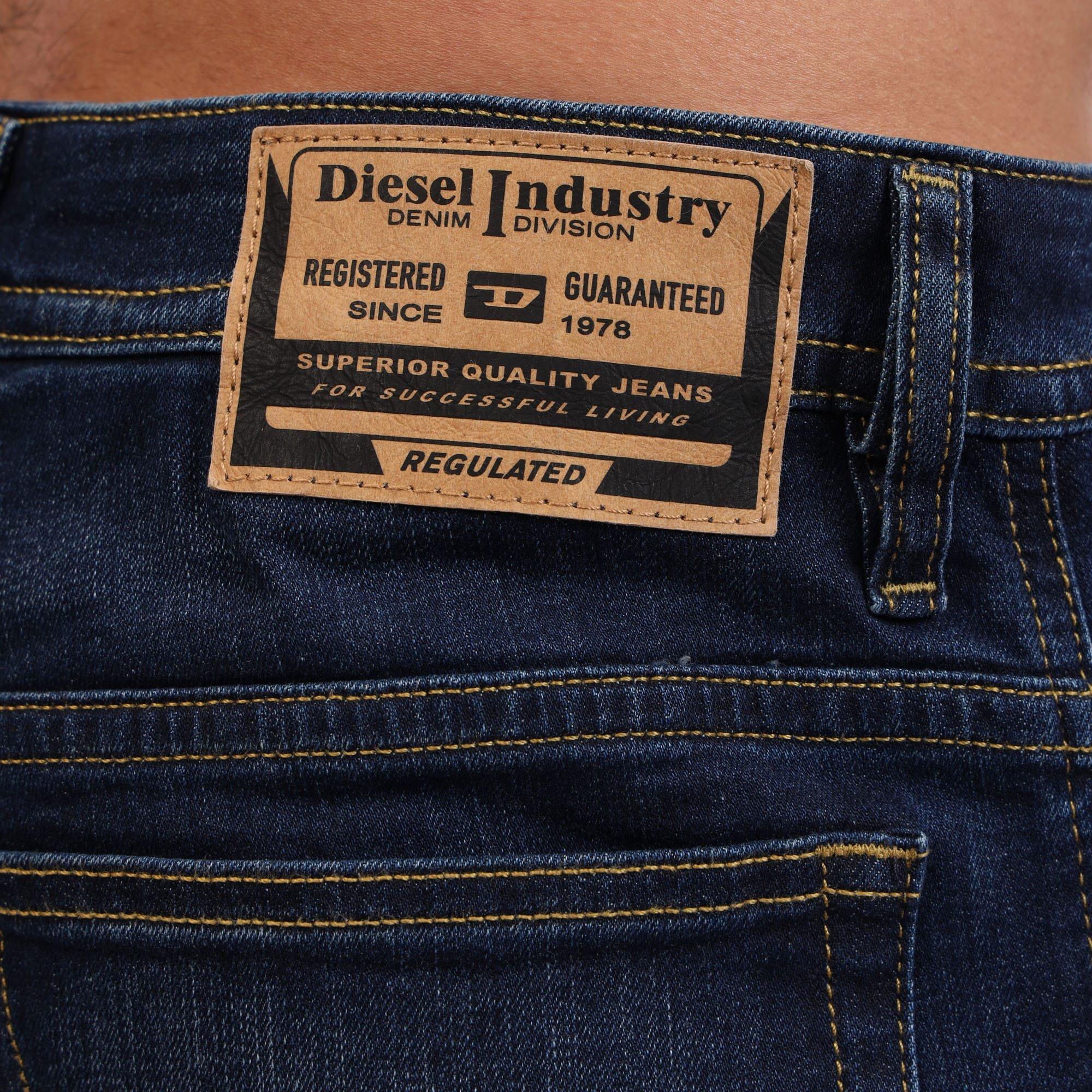 Blue - Diesel - Thommer-R Slim-Fit Jeans - 4